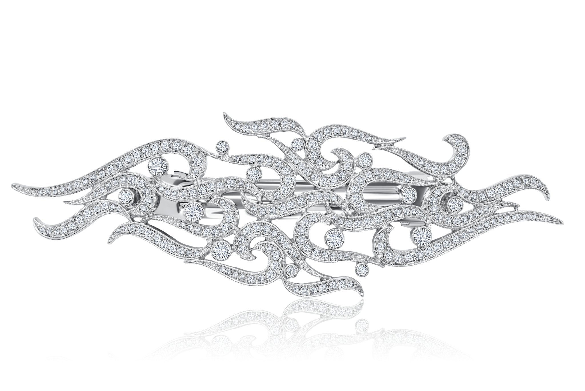 Andrew Prince by Crislu Crystal Flame Hair Clip - CRISLU