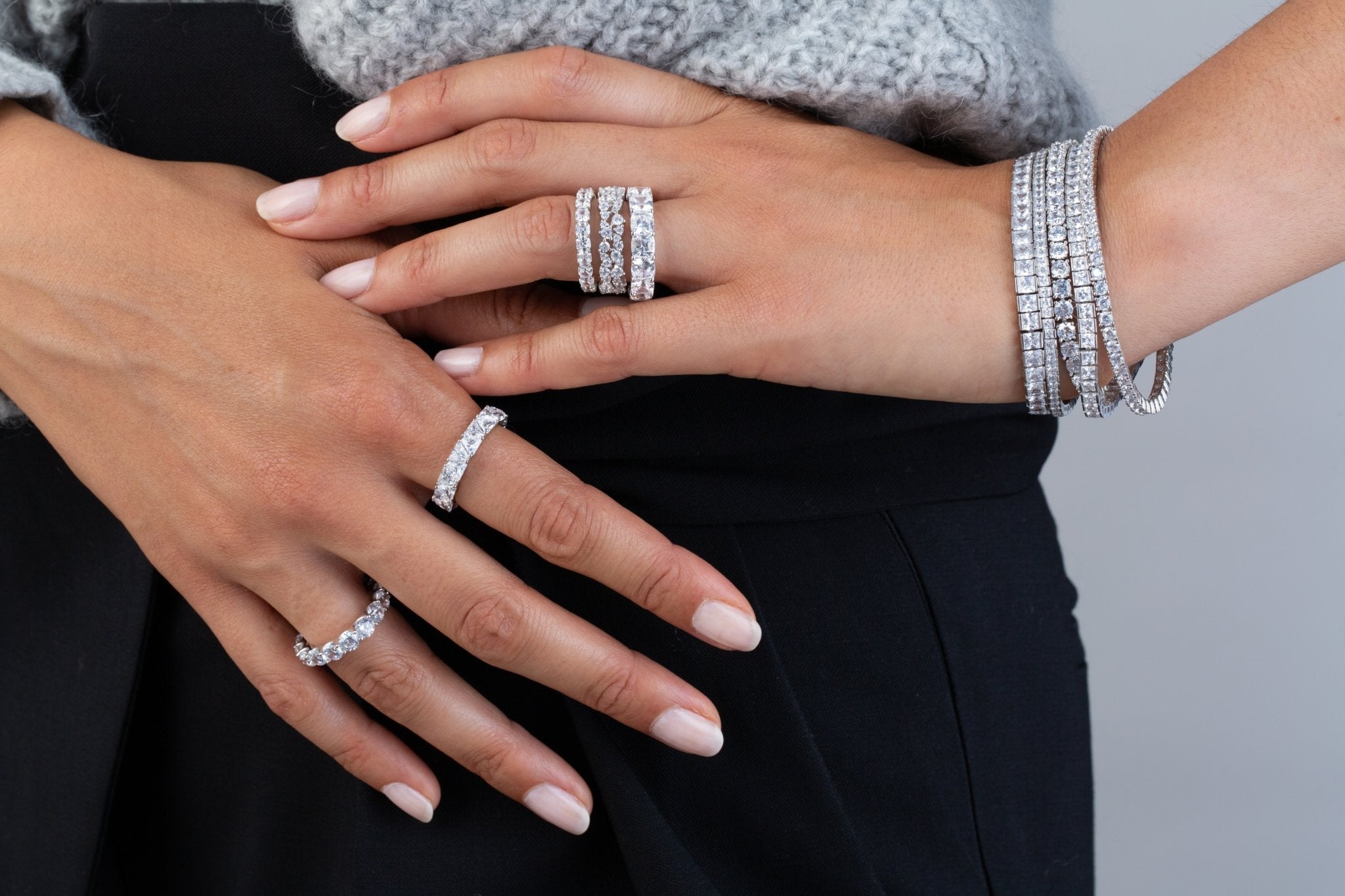 Brilliant Round Cut Eternity Band - 3.75 mm - Finished in 18kt Yellow Gold - CRISLU