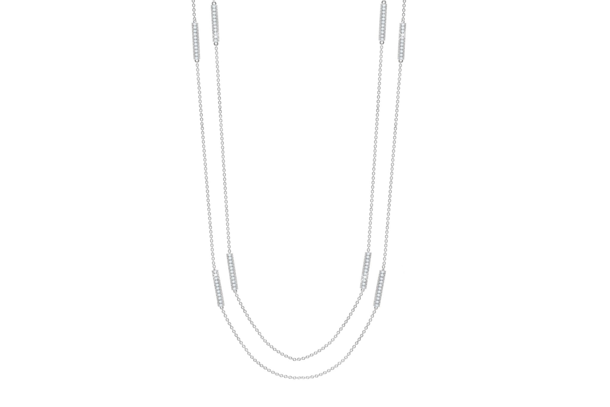 Glow DBY Necklace Finished in Pure Platinum - CRISLU