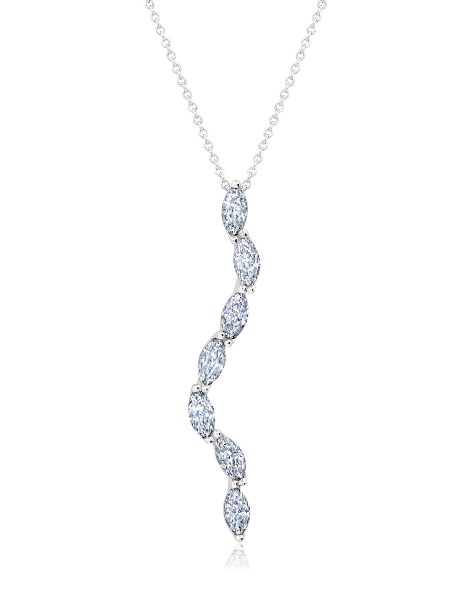 Marquis Snaking 16''Extending Necklace - CRISLU
