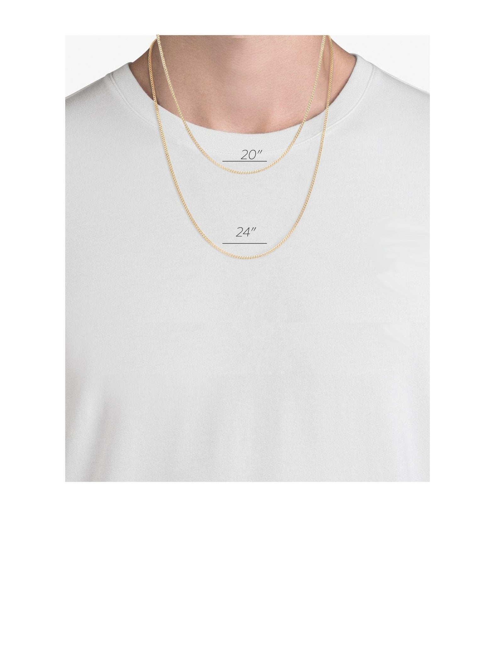 Mens Matte Curb Chain Necklace Finished in Pure Platinum - CRISLU