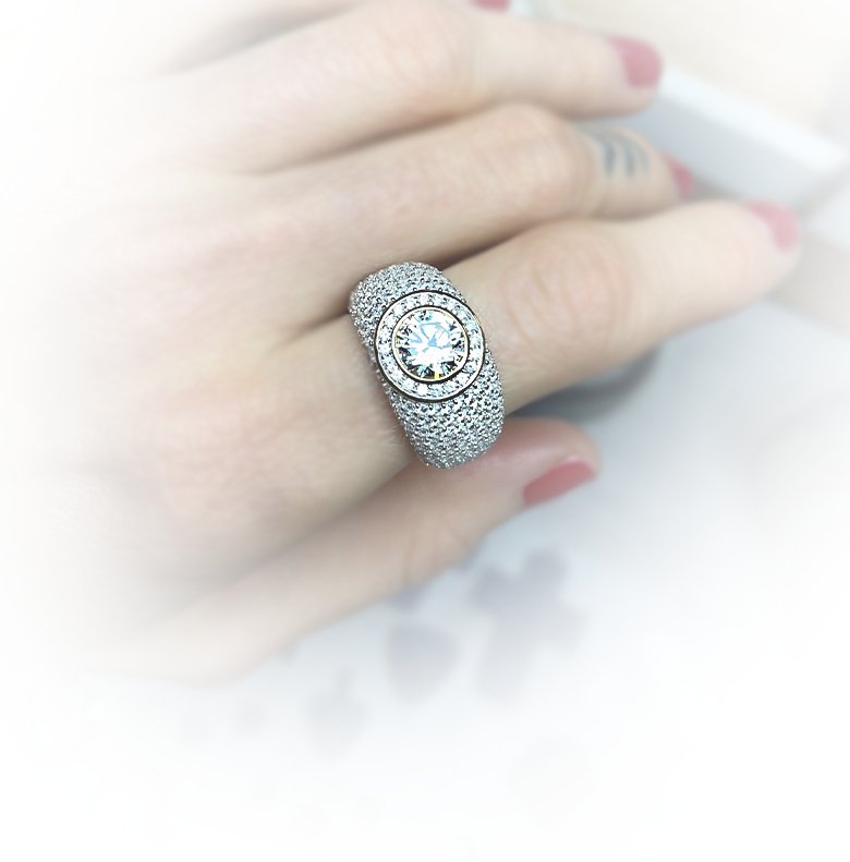 Pave Embellished Ring - CRISLU