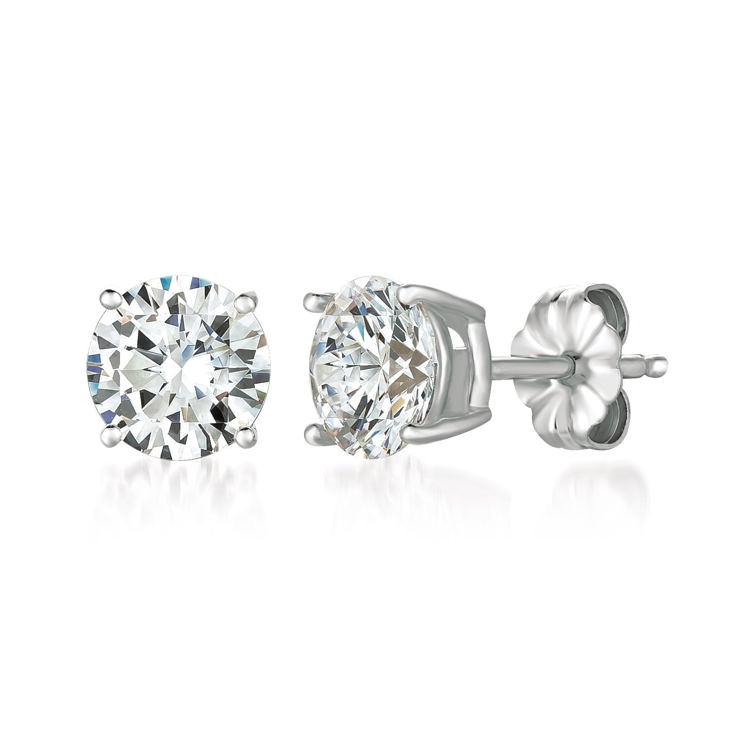 4.00 ct. t.w. Diamond Stud Earrings in Platinum