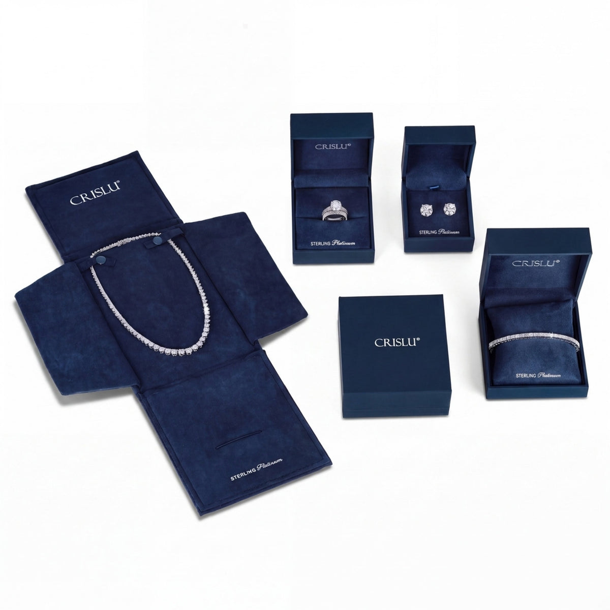 Ellipse Oval Pendant Necklace