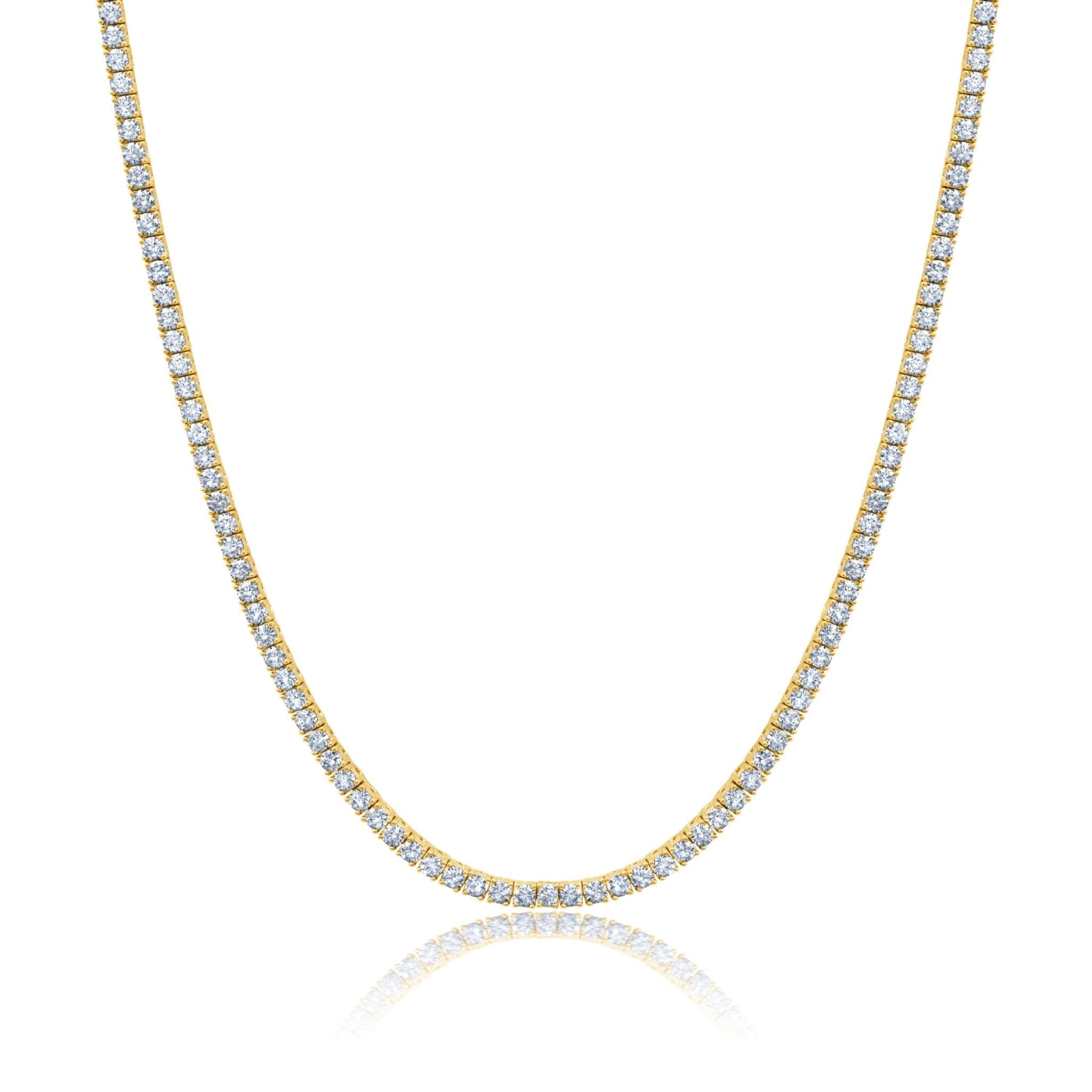 2mm Brilliant Cut Tennis Necklace - CRISLU
