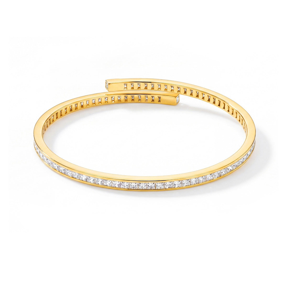 Contour Wrap Tennis Bracelet