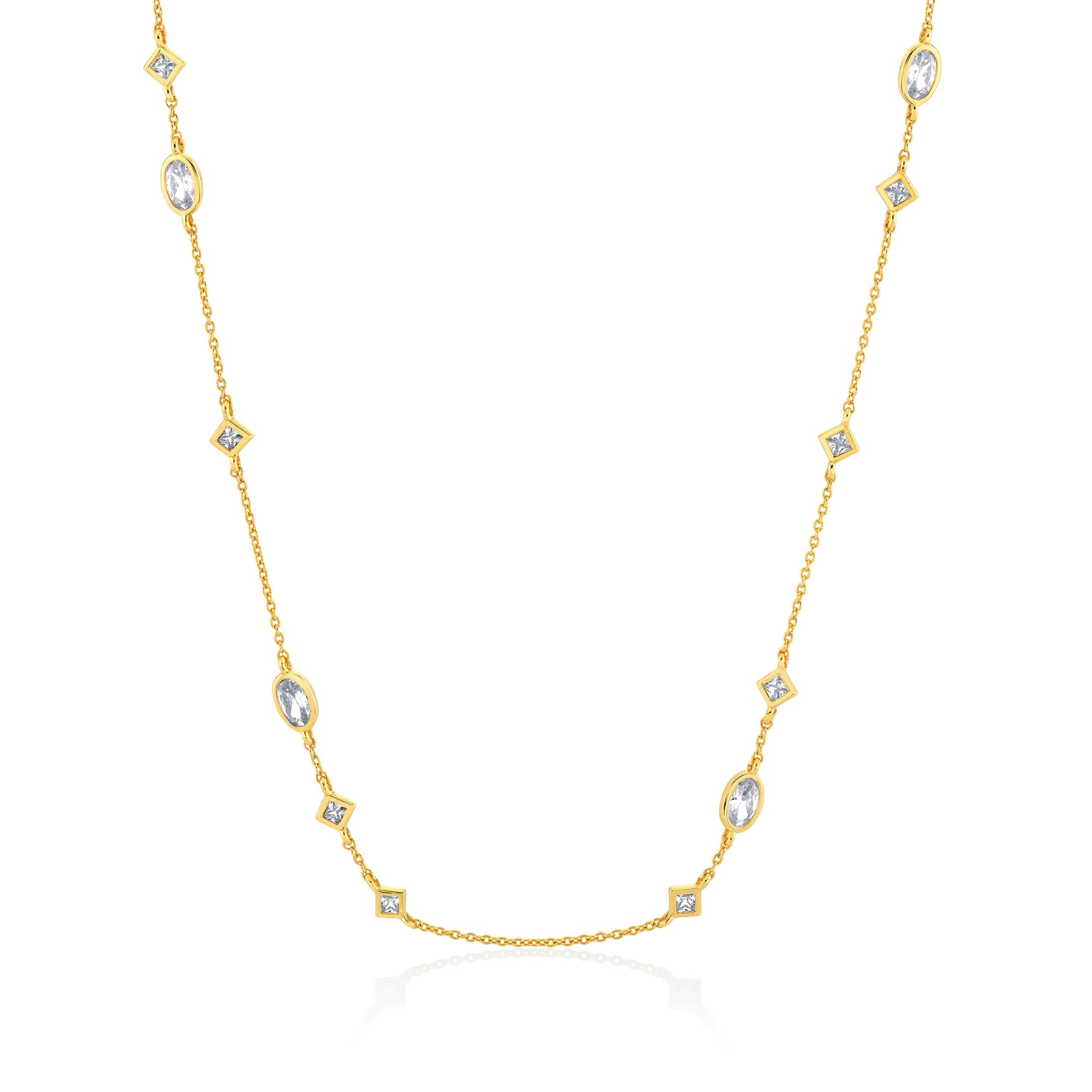 Charmed Multi-Shape Station Necklace