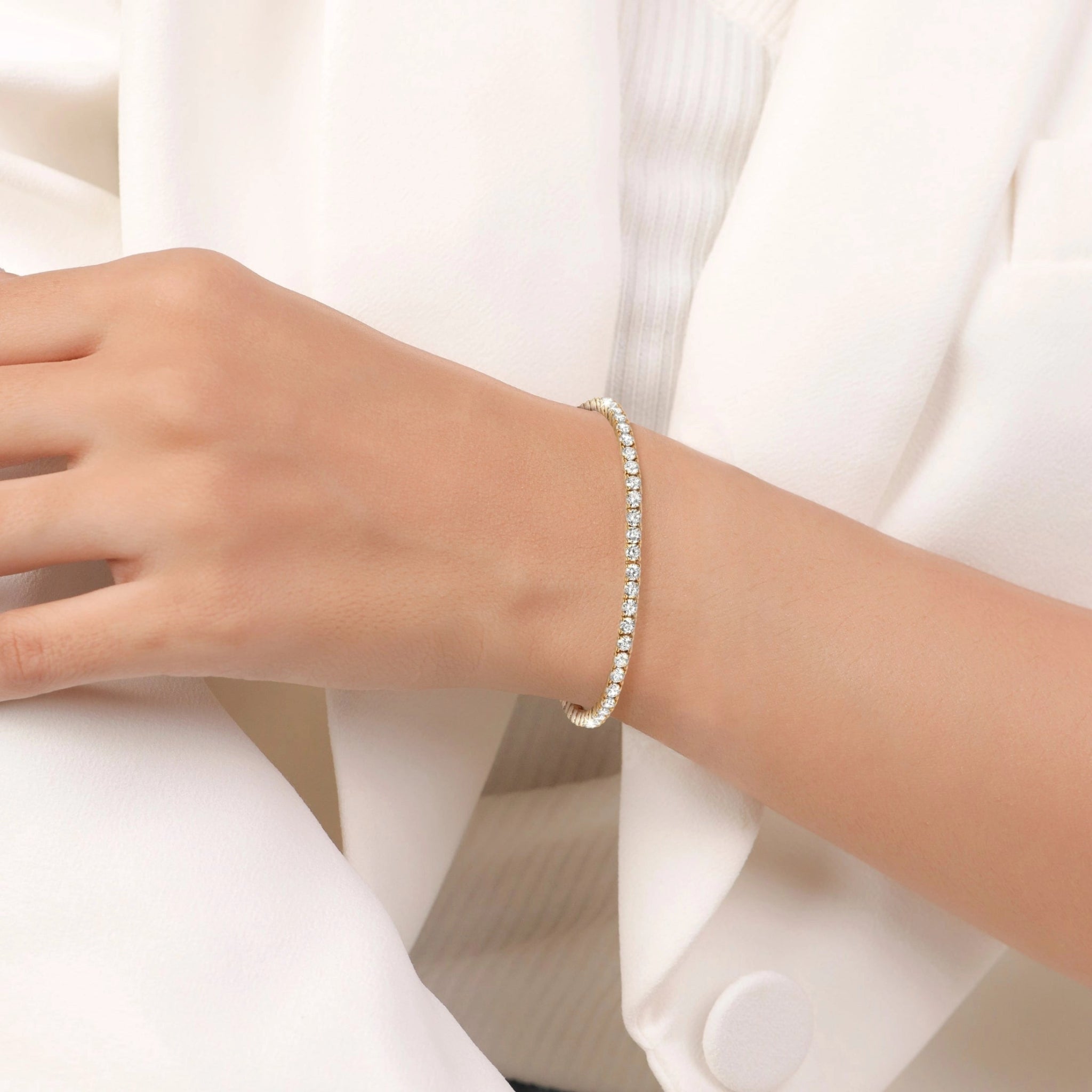 3mm Brilliant Tennis Bracelet - CRISLU