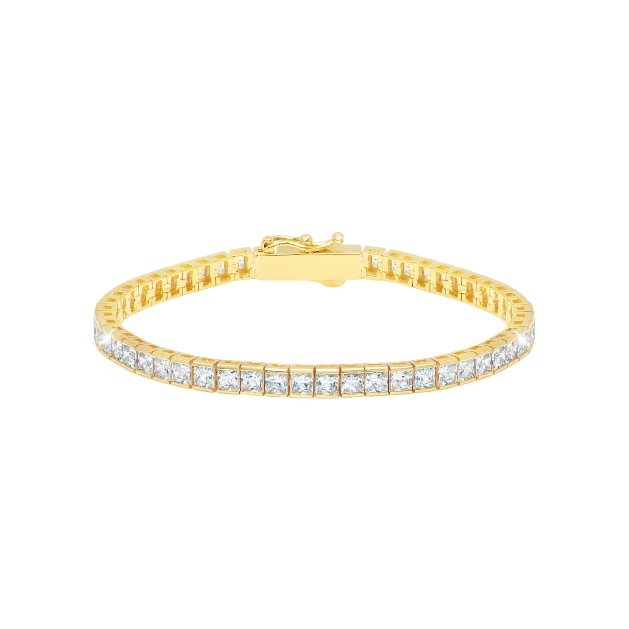 3mm Princess Tennis Bracelet - CRISLU