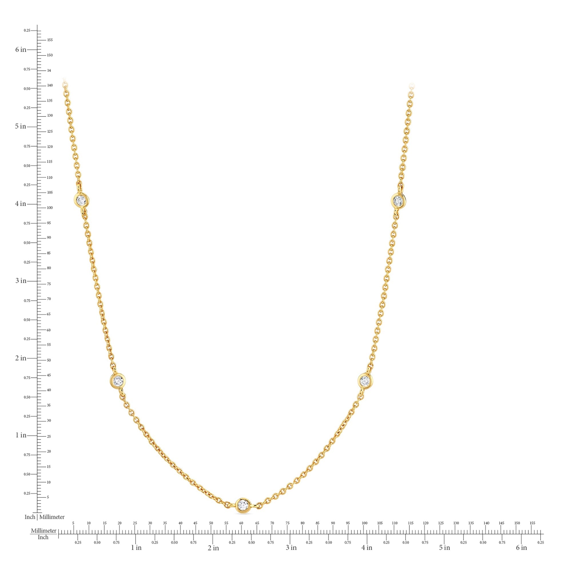 4mm 16" Station Necklace - CRISLU