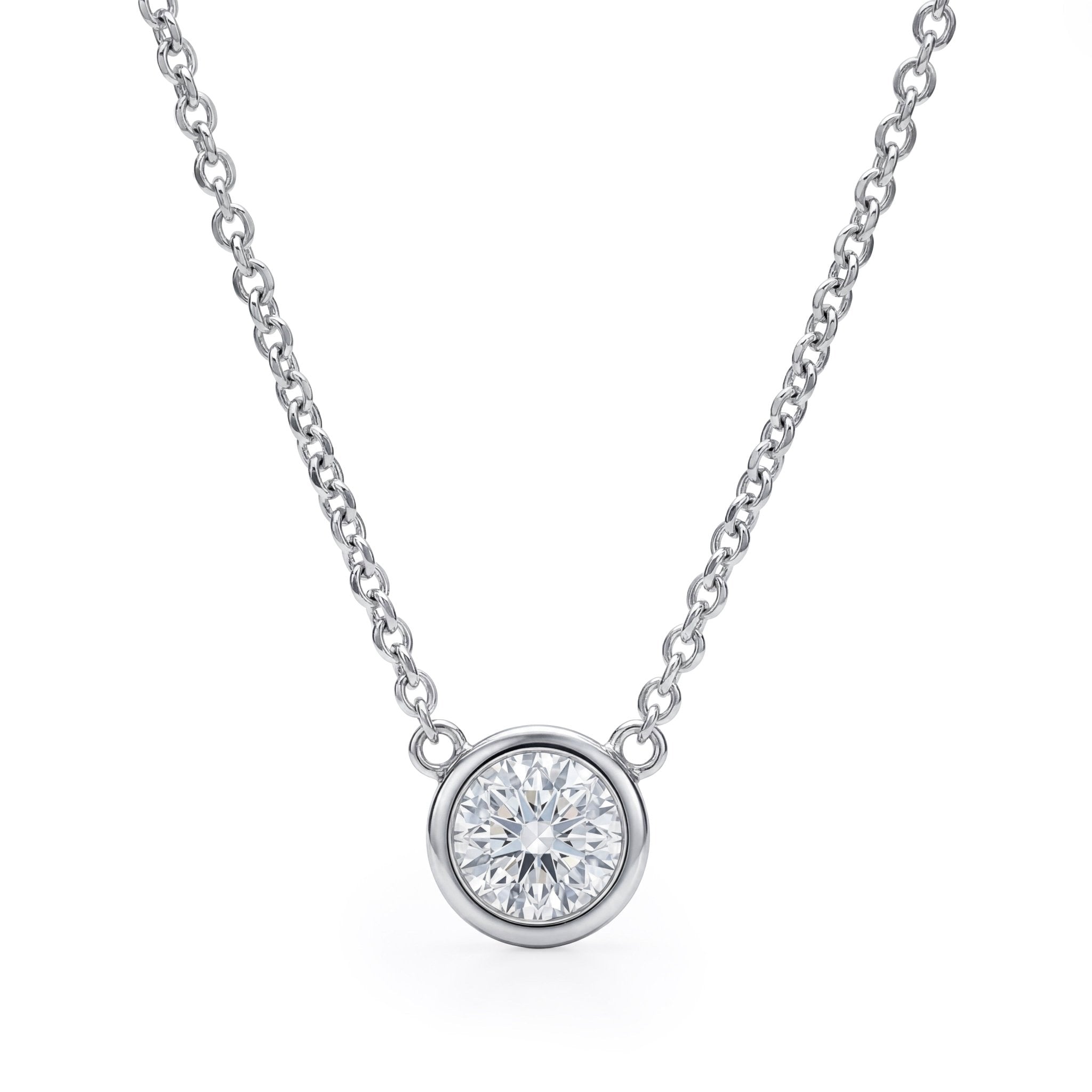 .50ct Bezel Pendant - CRISLU