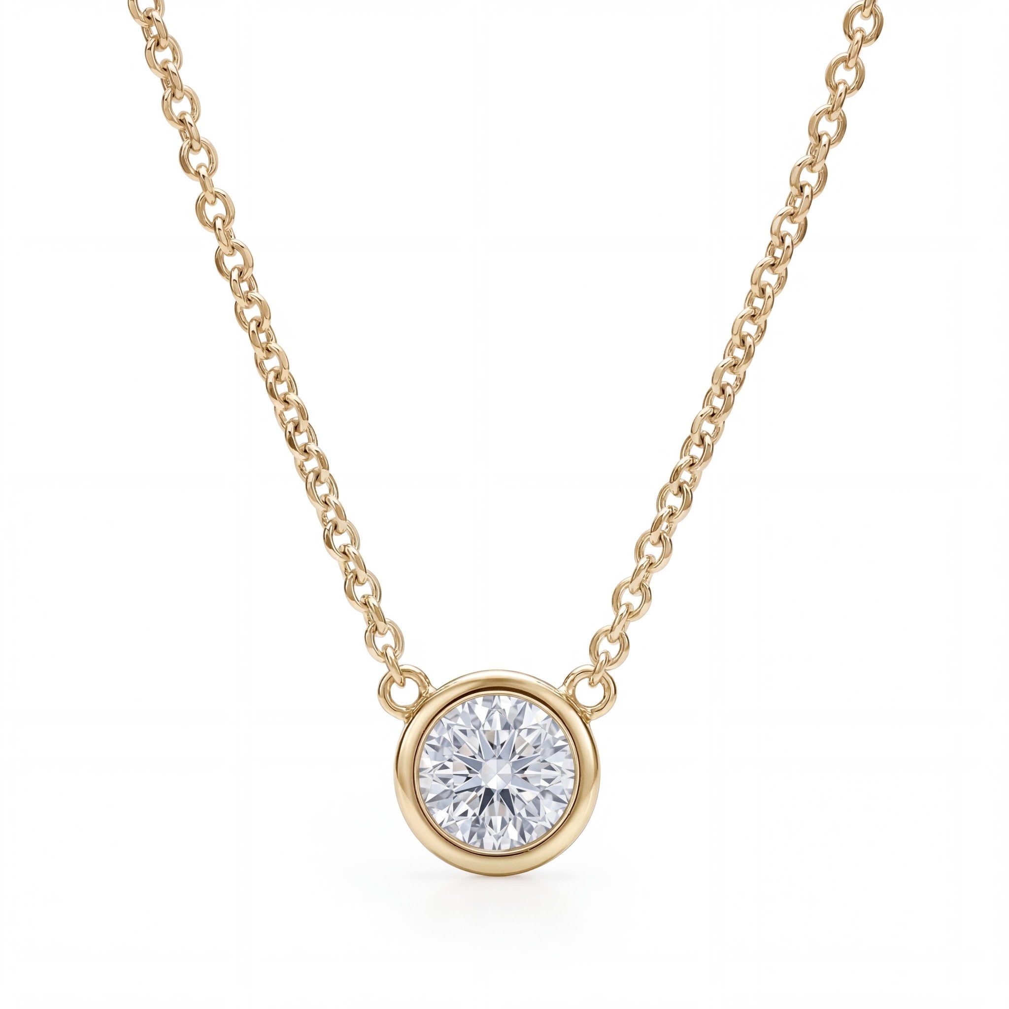 .50ct Bezel Pendant - CRISLU