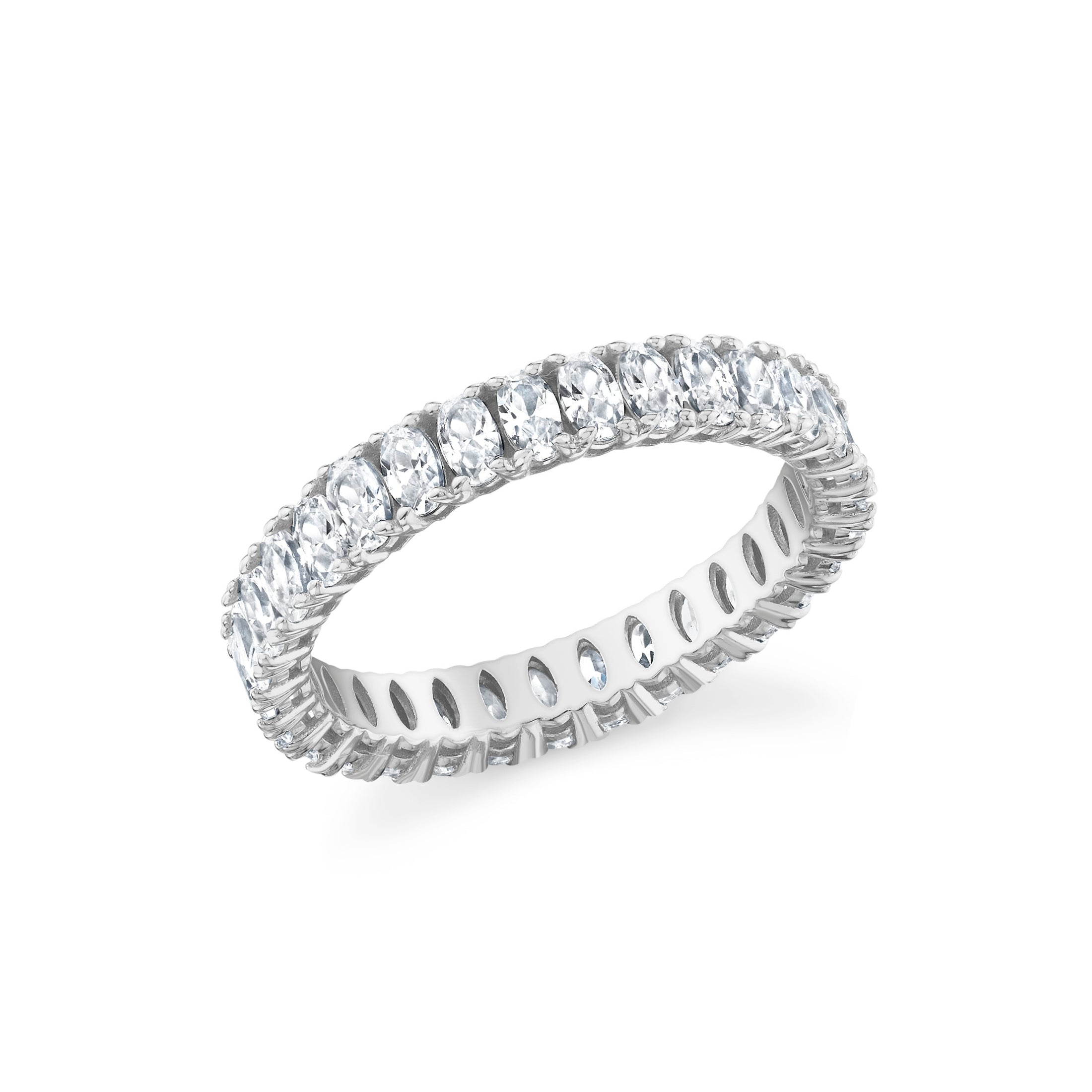Eterna Oval Eternity Band