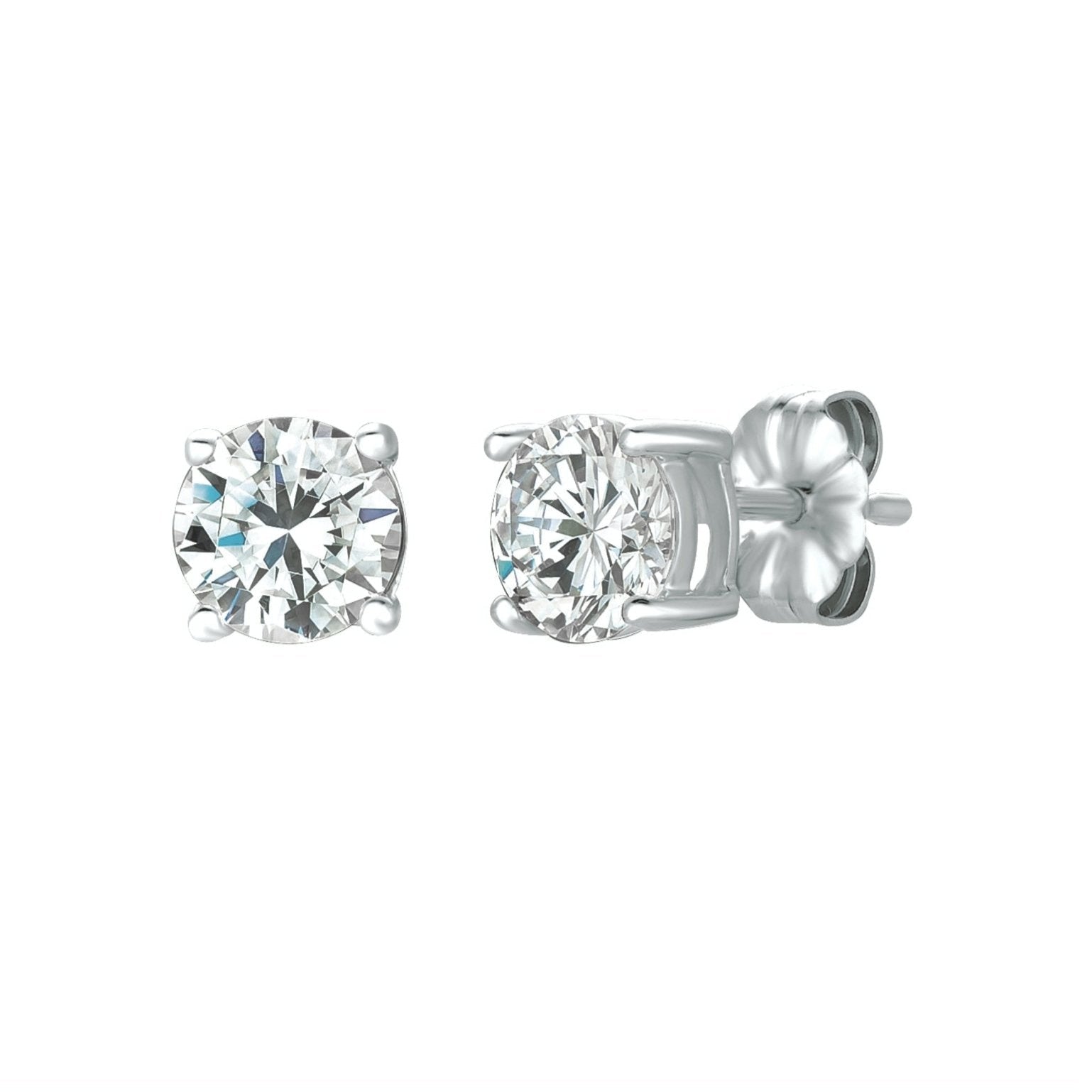 .75ct Brilliant Stud Earrings in Platinum - CRISLU