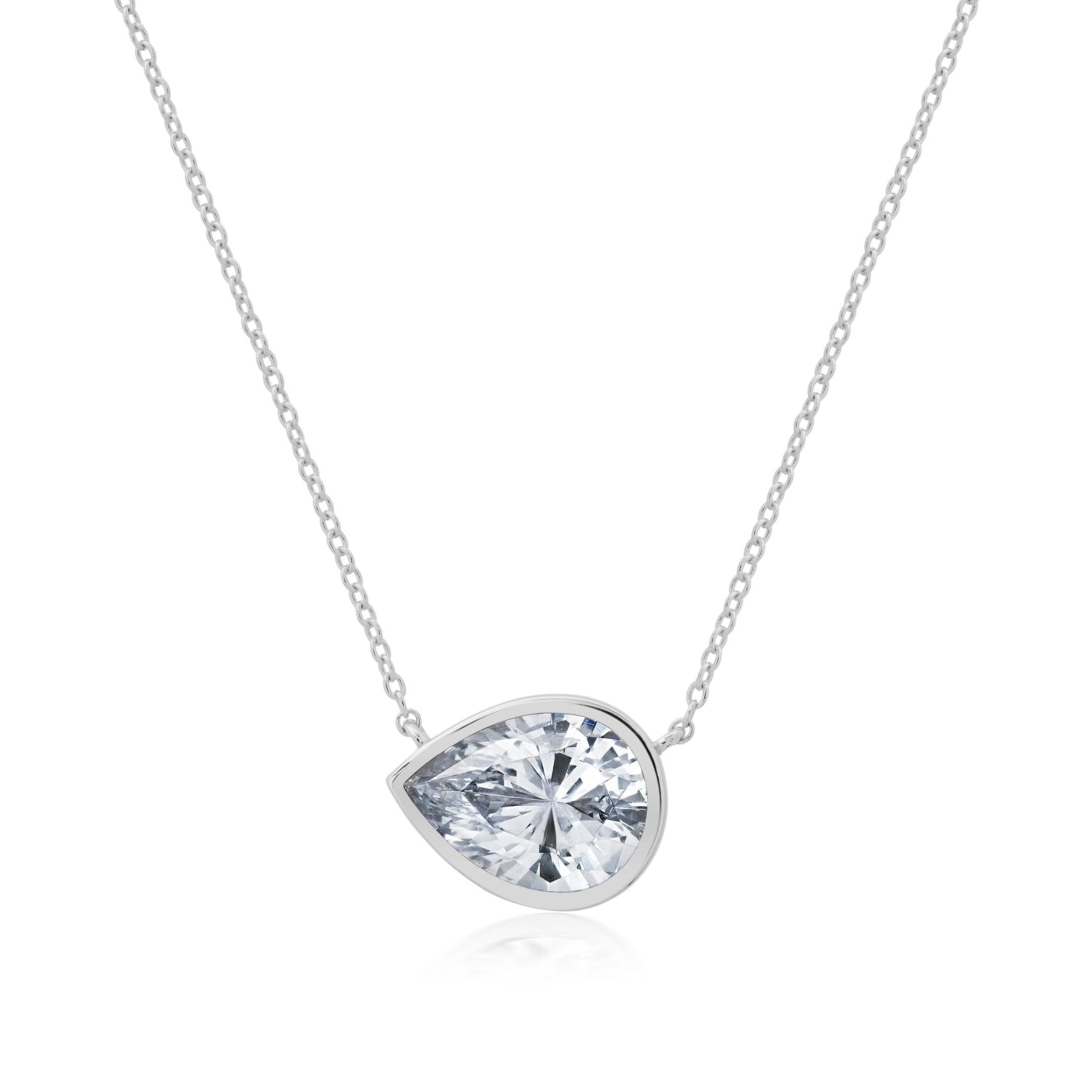 .8ct Dare to Pear Necklace - CRISLU
