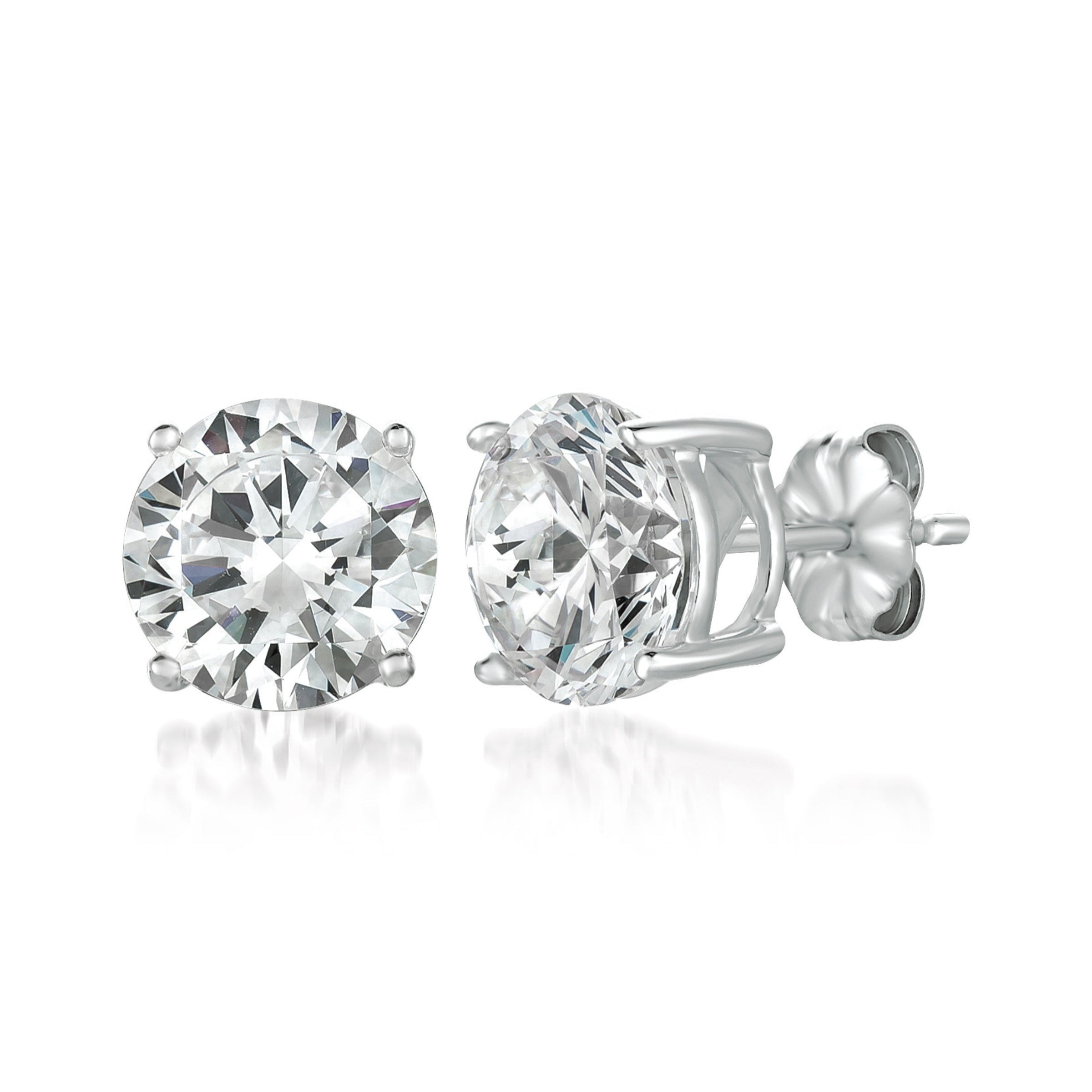 3ct Brilliant Stud Earrings in Platinum