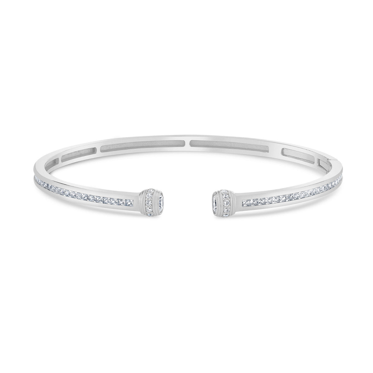 Contour Pavé Open Cuff Bangle