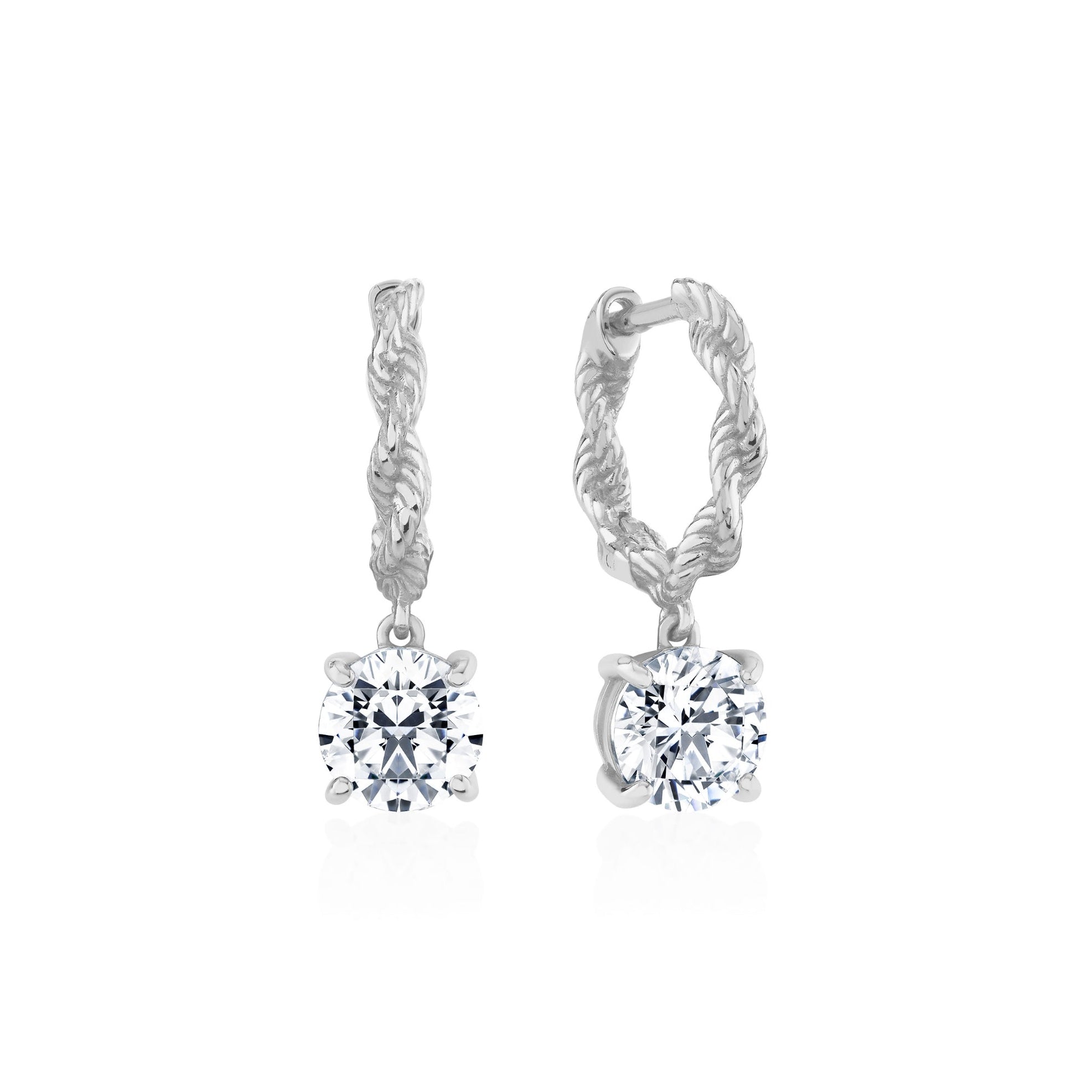 Evertwined Huggie Hoop Earrings
