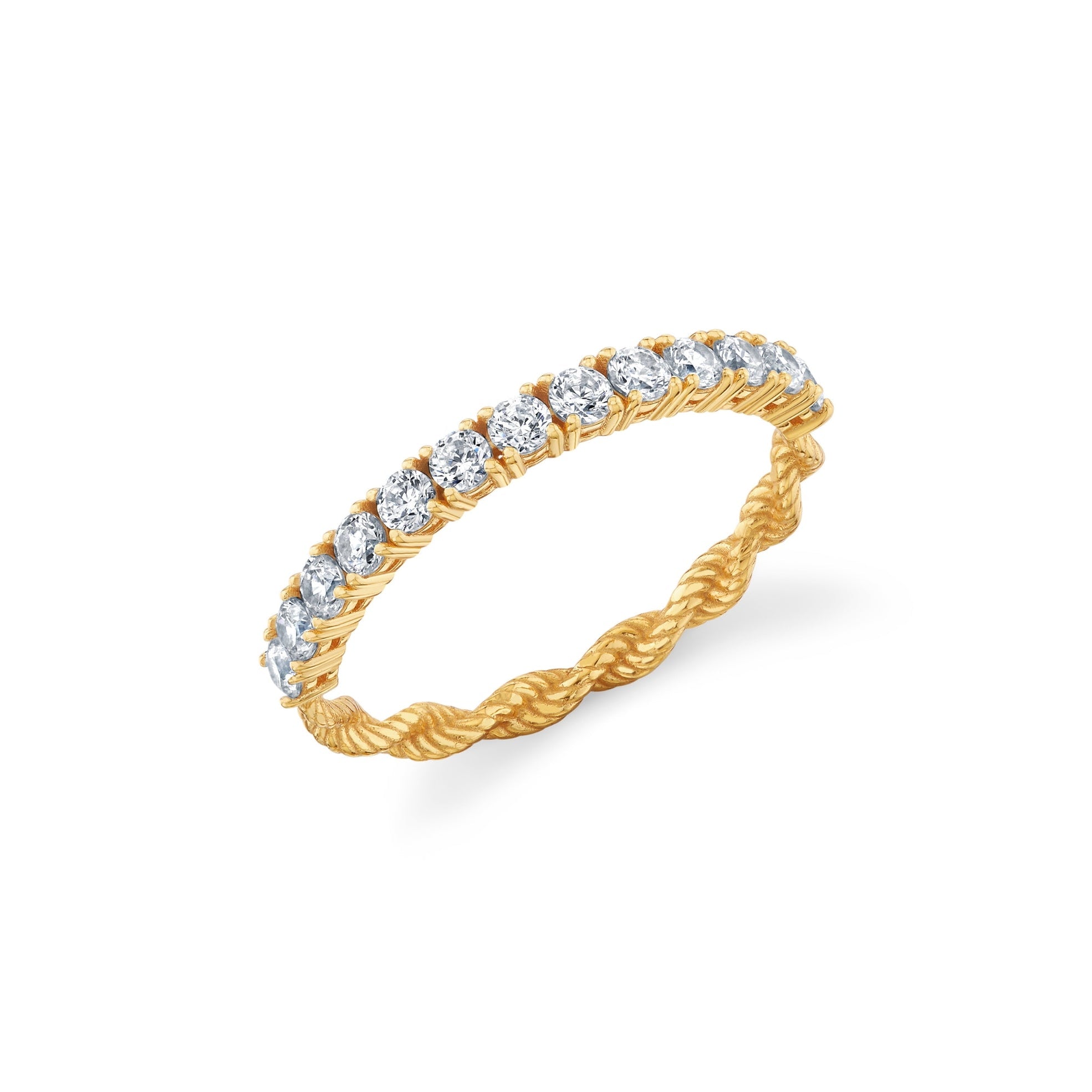Evertwined Half Eternity Ring