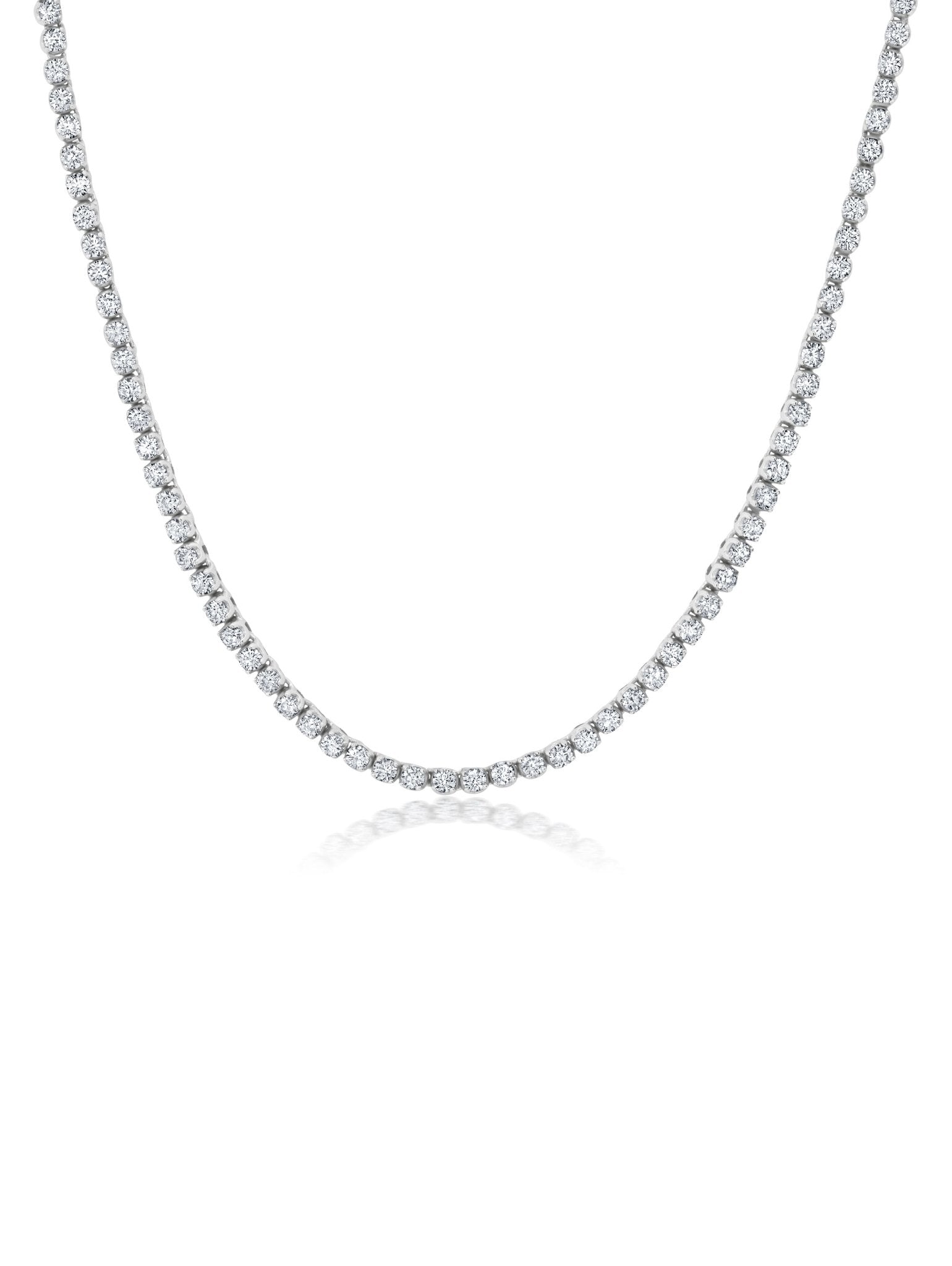 2mm Adjustable Choker Tennis Necklace