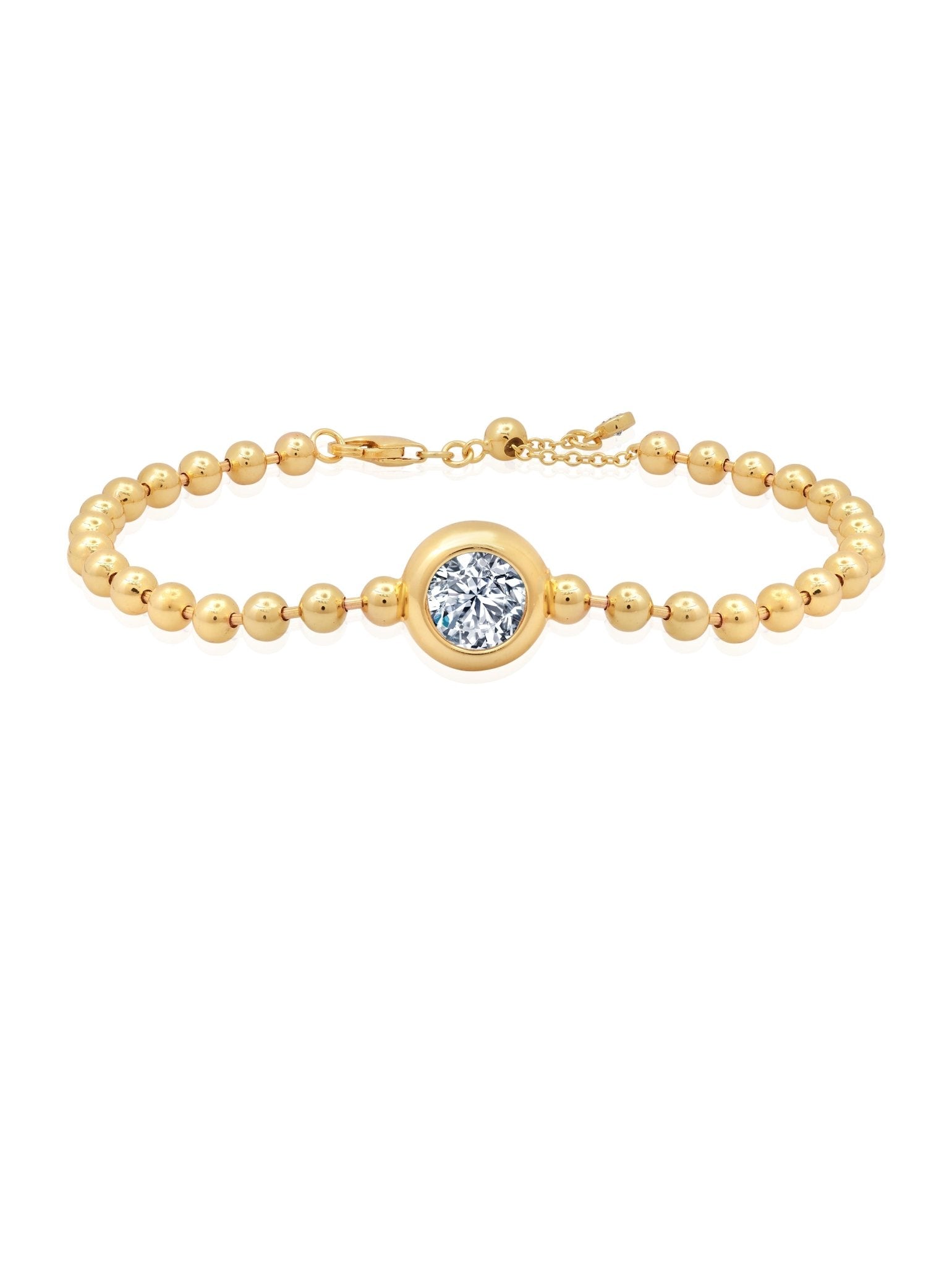 BBY Solitaire Bracelet in Gold - CRISLU