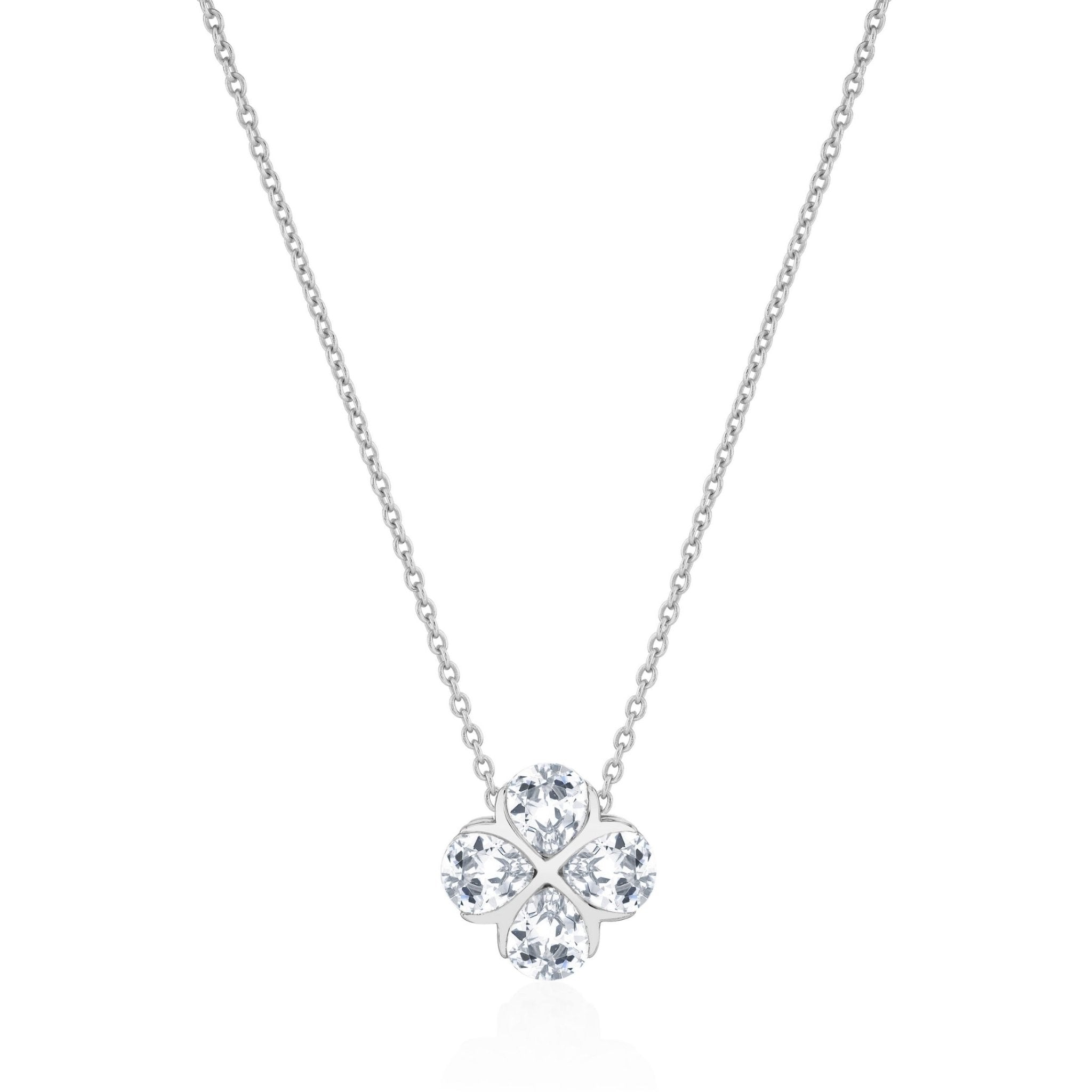 Bloom Clover Pendant Necklace - CRISLU