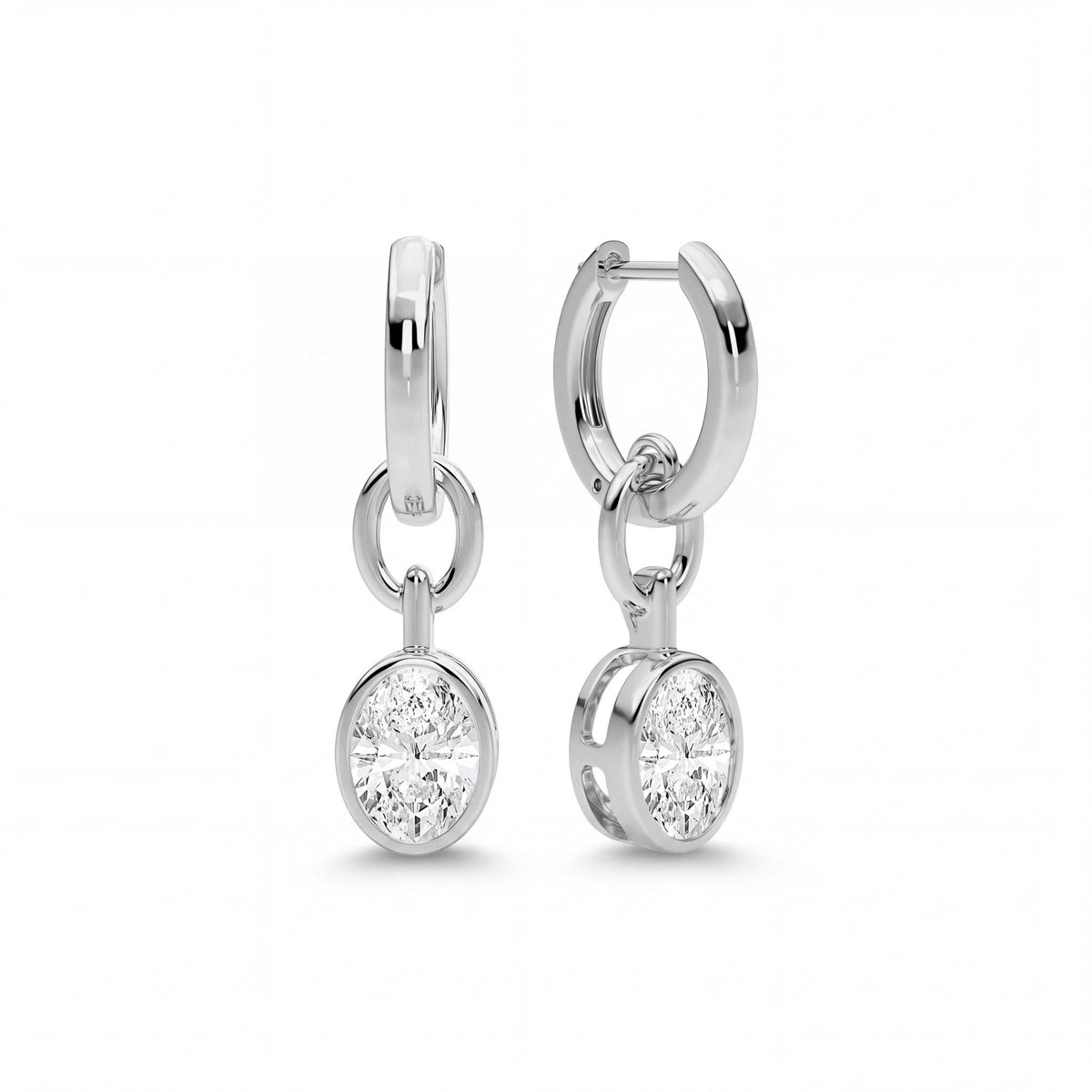 Bound Huggie Earrings - CRISLU