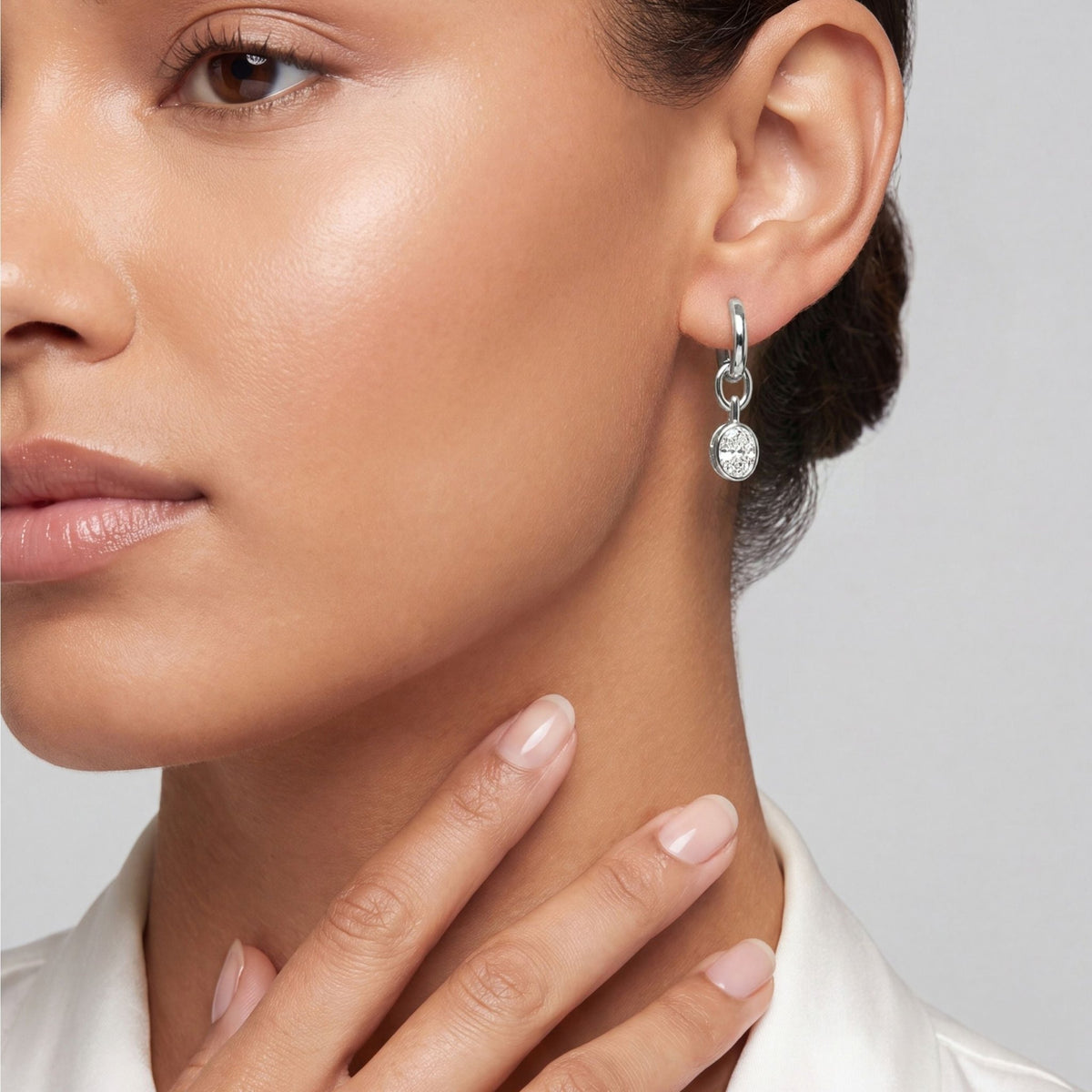 Bound Huggie Earrings - CRISLU