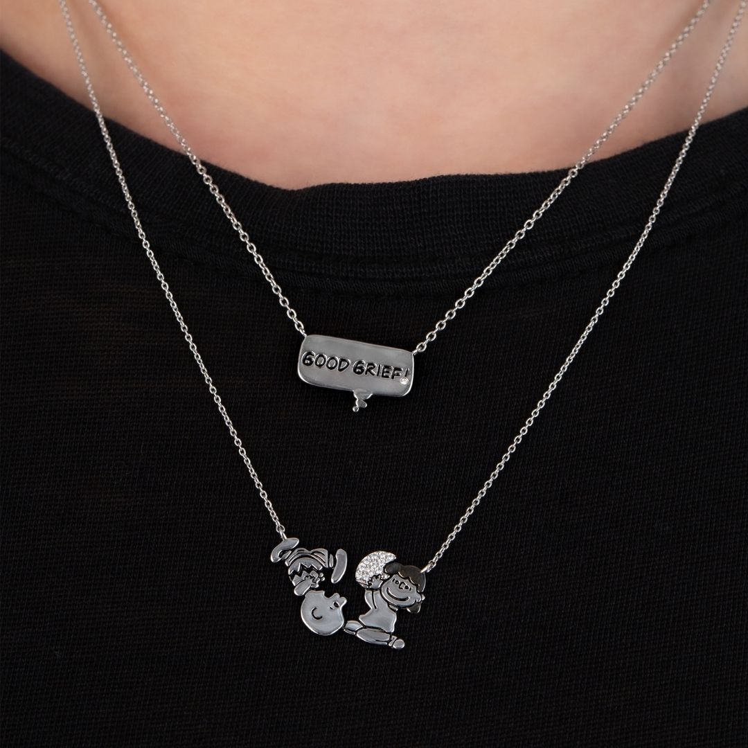 Charlie & Lucy Football Necklace - CRISLU