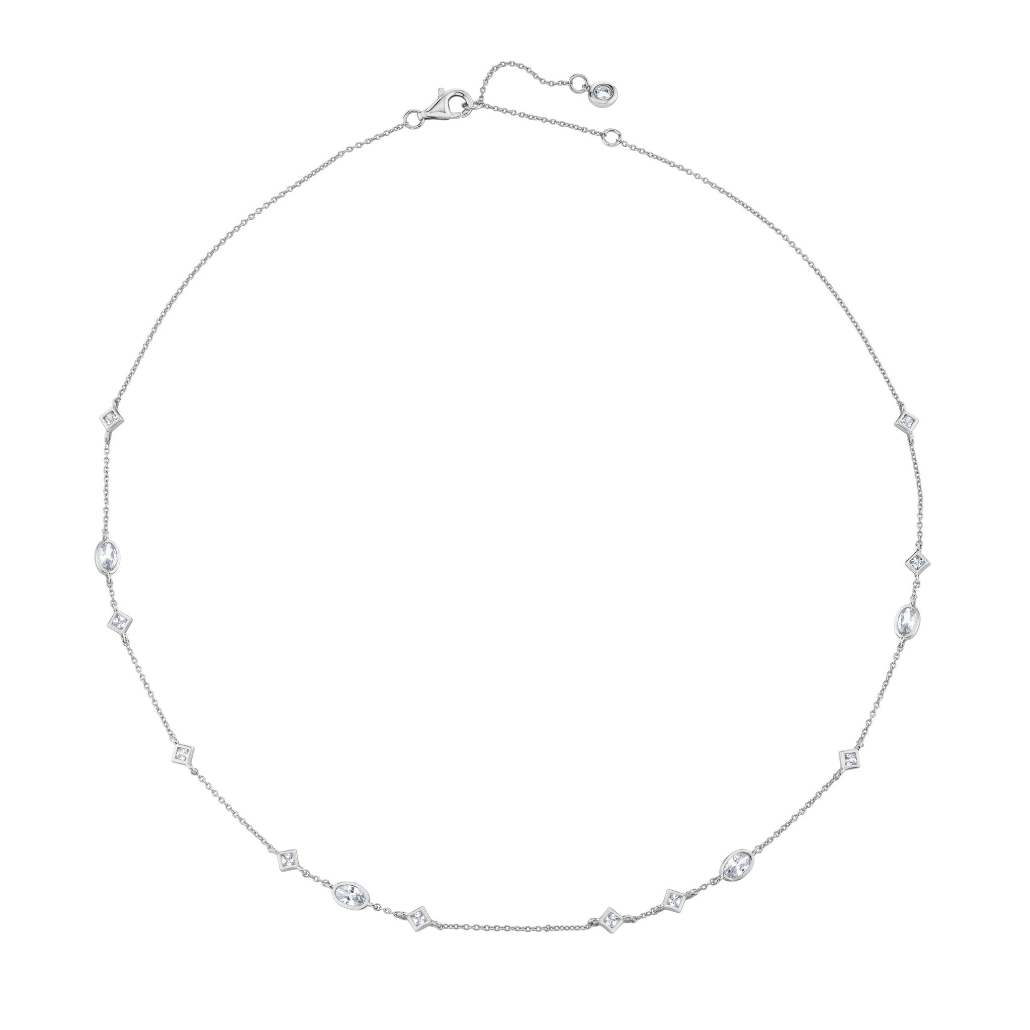 Charmed Multi-Shape Station Necklace - CRISLU