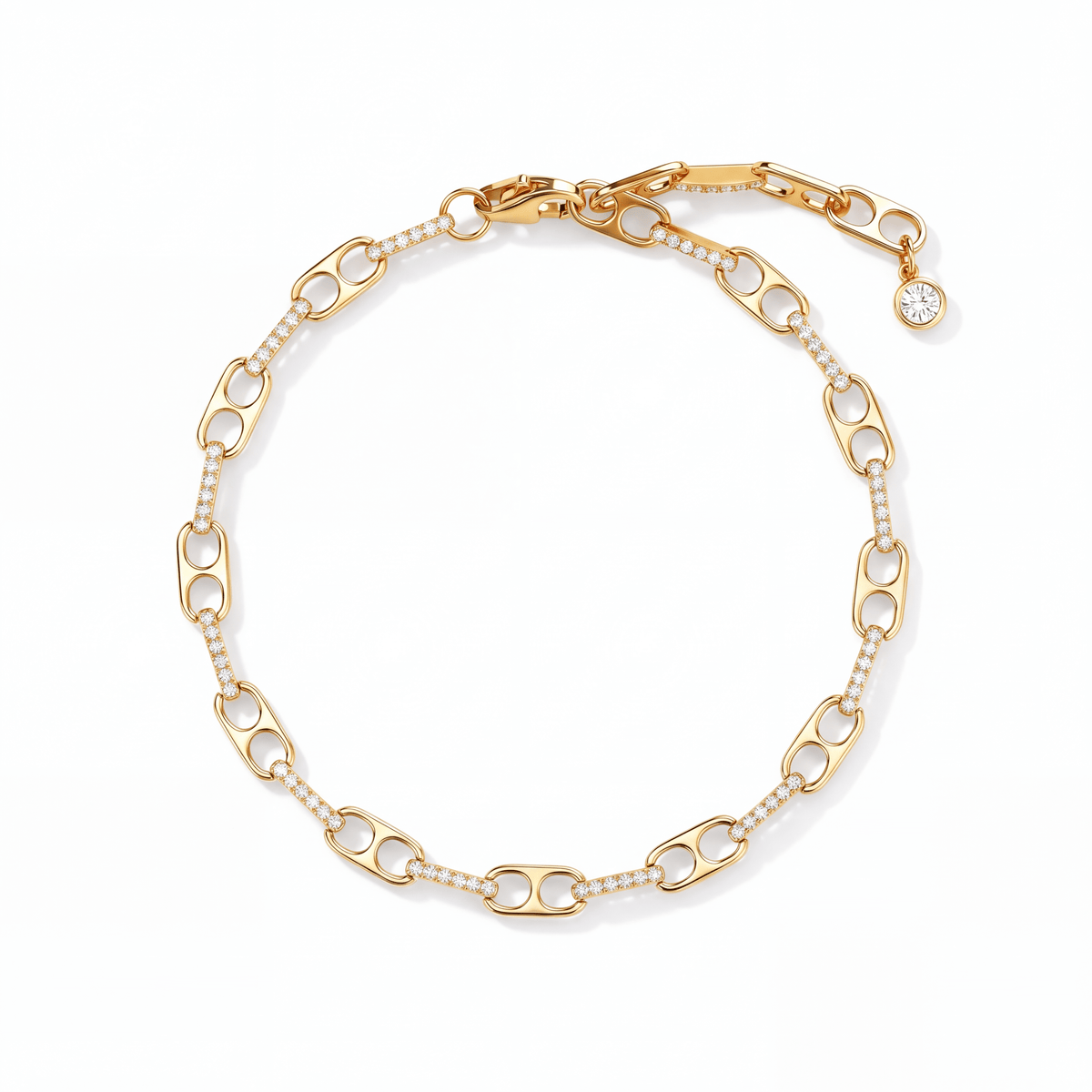 Embraced Pavé Link Bracelet - CRISLU