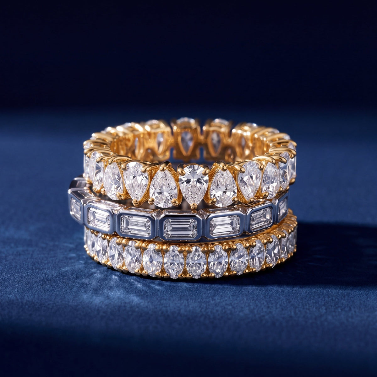 Eterna Oval Eternity Band - CRISLU