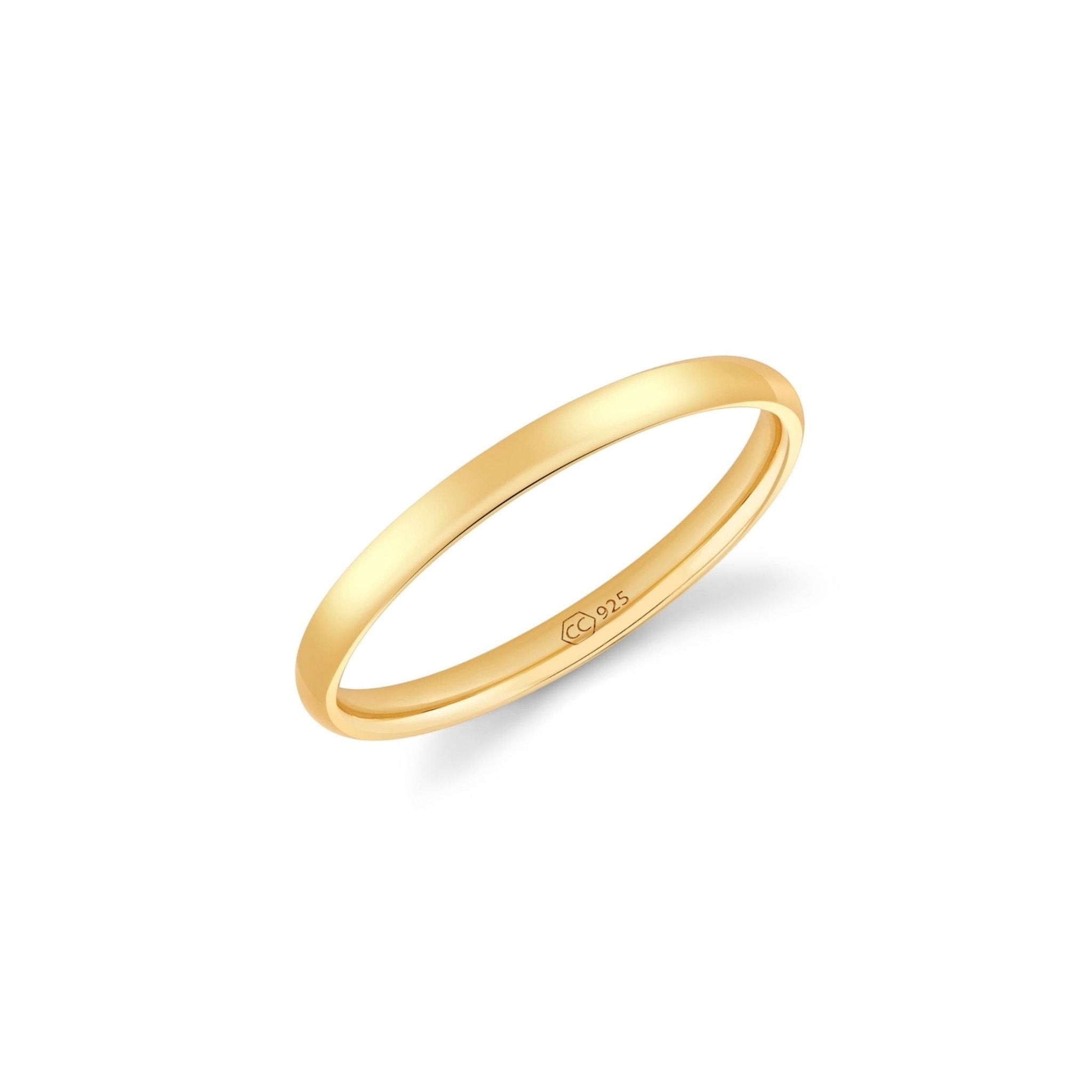 Ever After Band Ring Finished in Gold - CRISLU