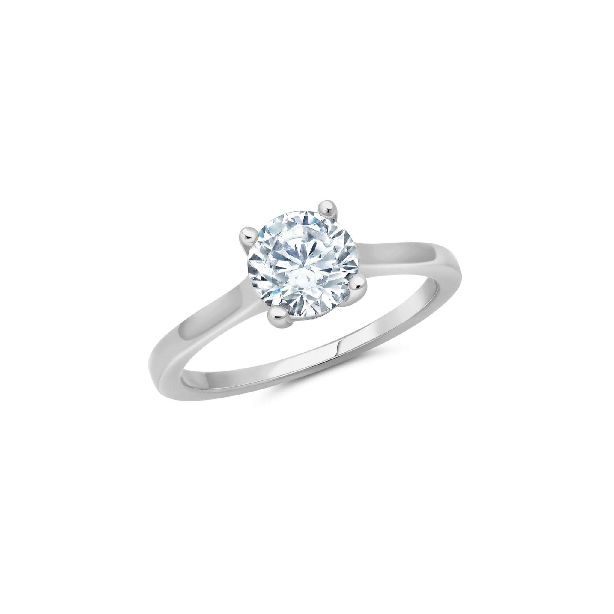 Evermore Brilliant 1.5ct Solitaire Ring Finished in Platinum - CRISLU