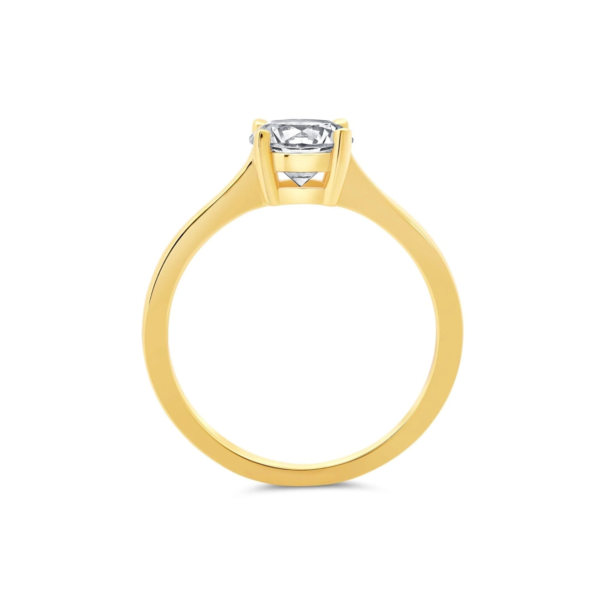 Evermore Brilliant 1.5ct Solitaire Ring in Gold - CRISLU