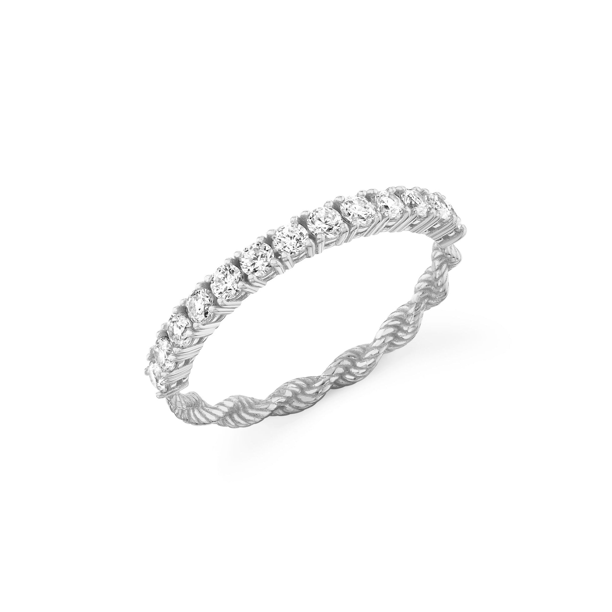 Evertwined Half Eternity Ring - CRISLU