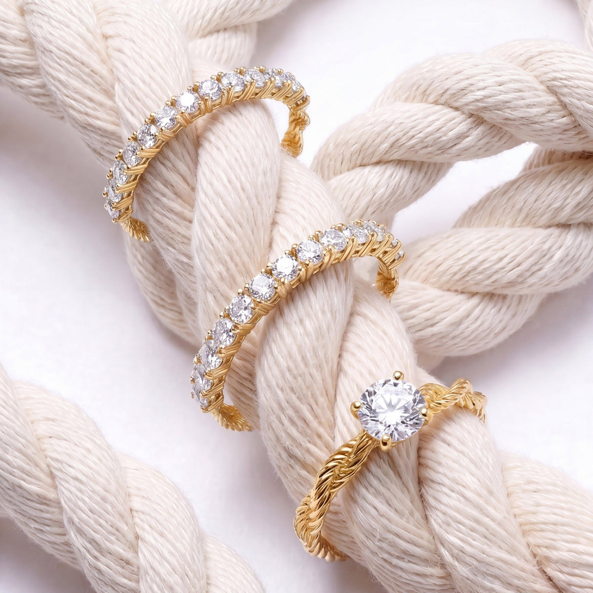 Evertwined Solitaire Ring - CRISLU