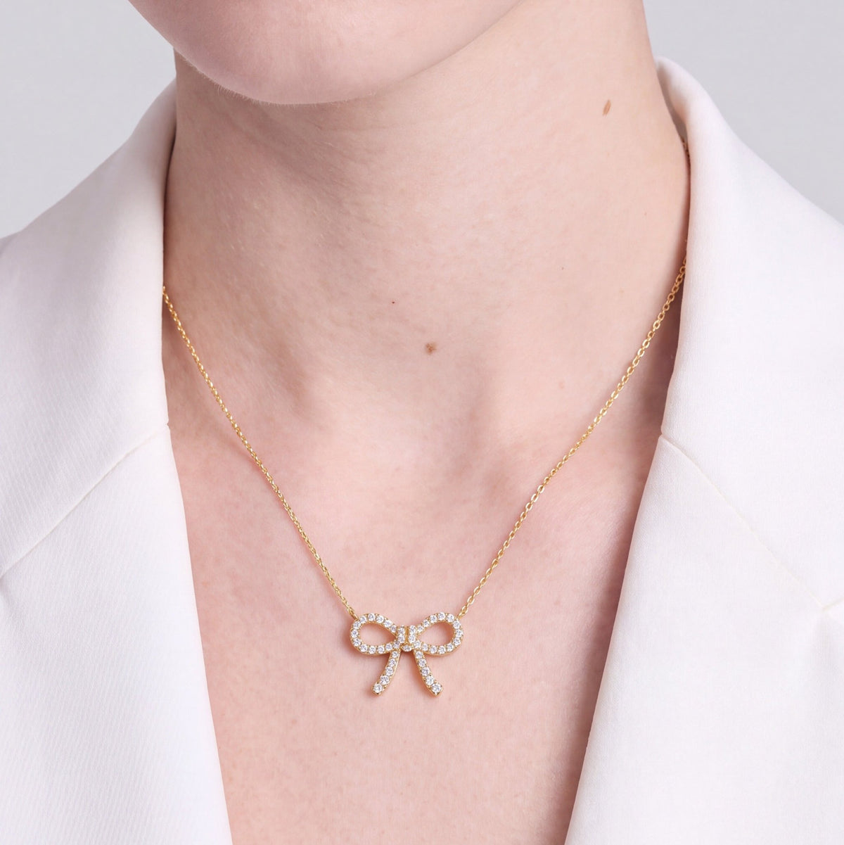 Fairytale Bow Necklace - CRISLU
