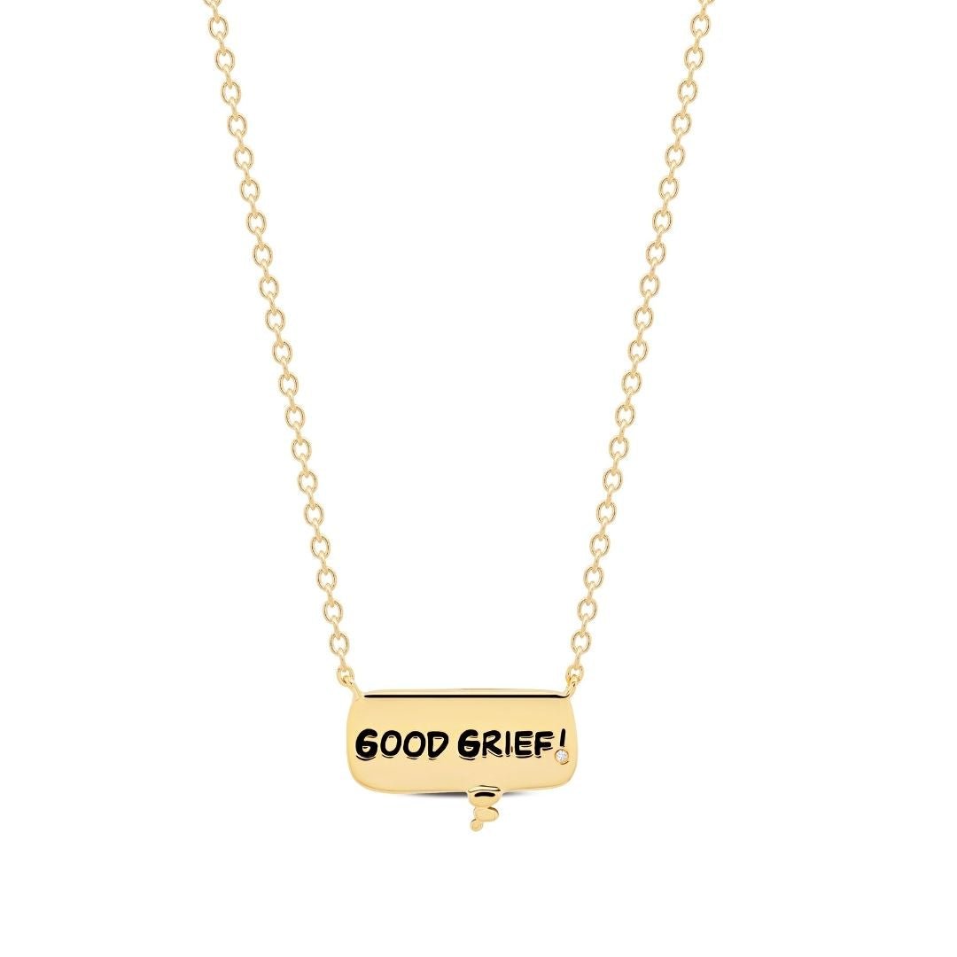 GOOD GRIEF! Thought Balloon Necklace - CRISLU