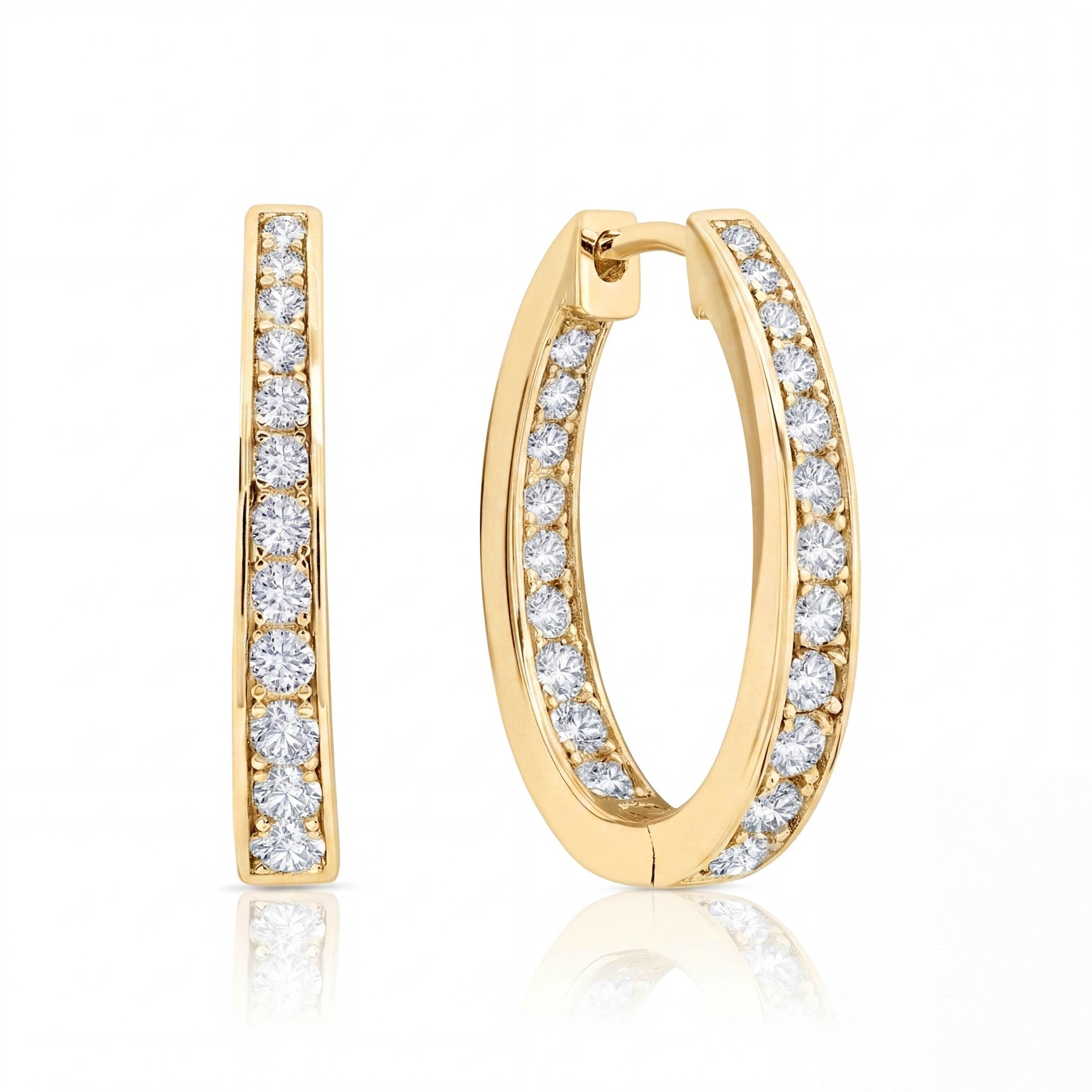 Hinge Hoop Earrings - CRISLU