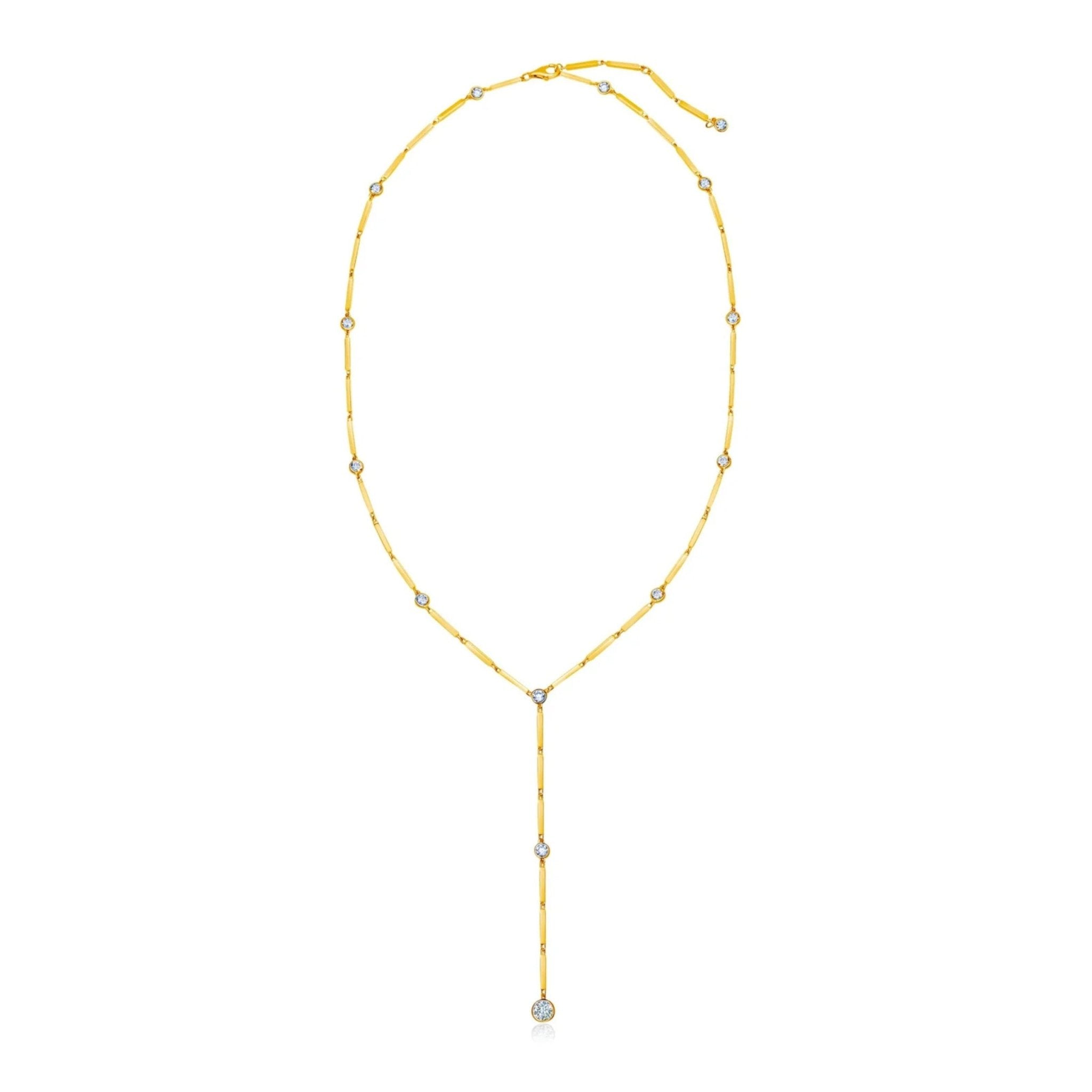 Liquid Style Station "Y" Necklace - CRISLU