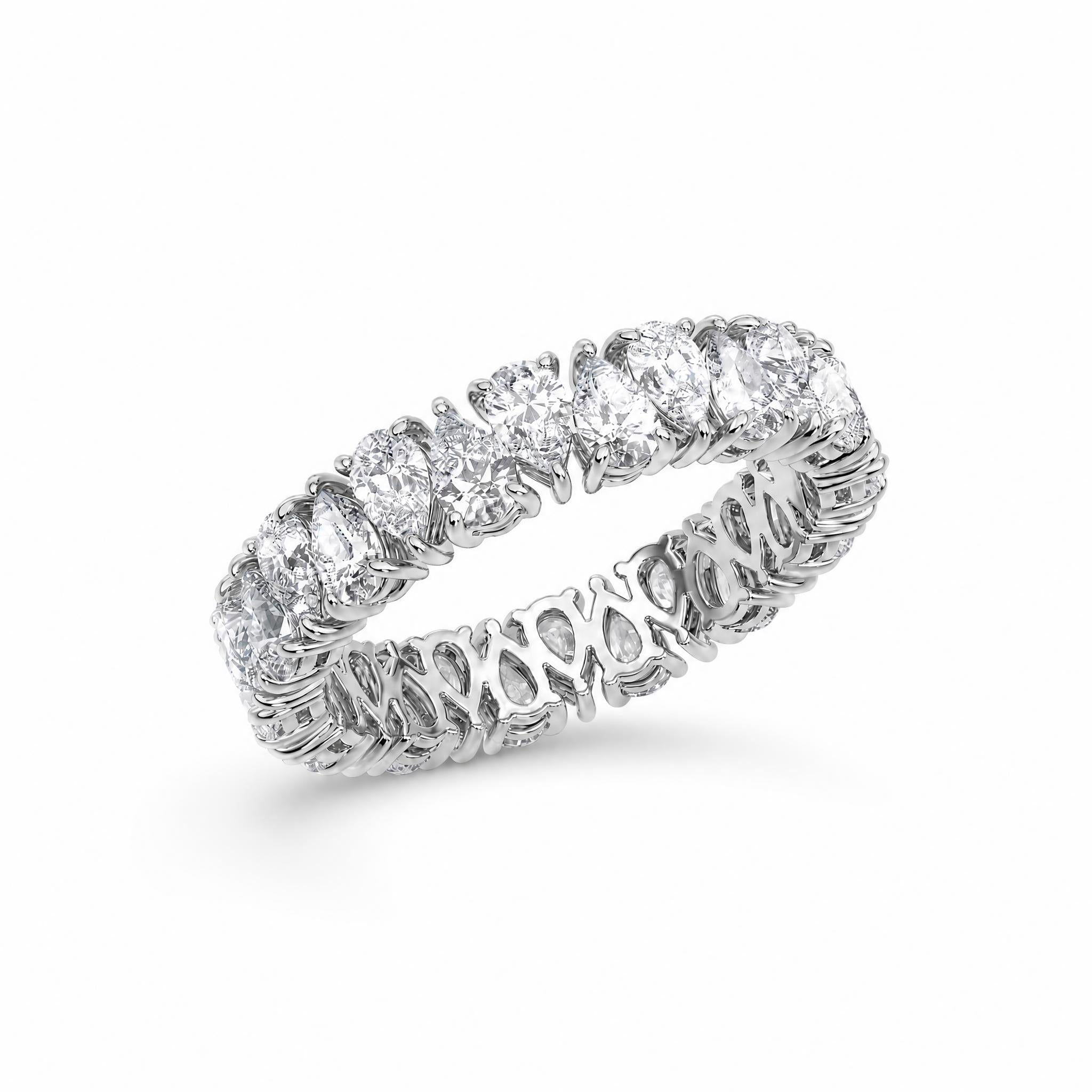 Eterna Pear Eternity Band