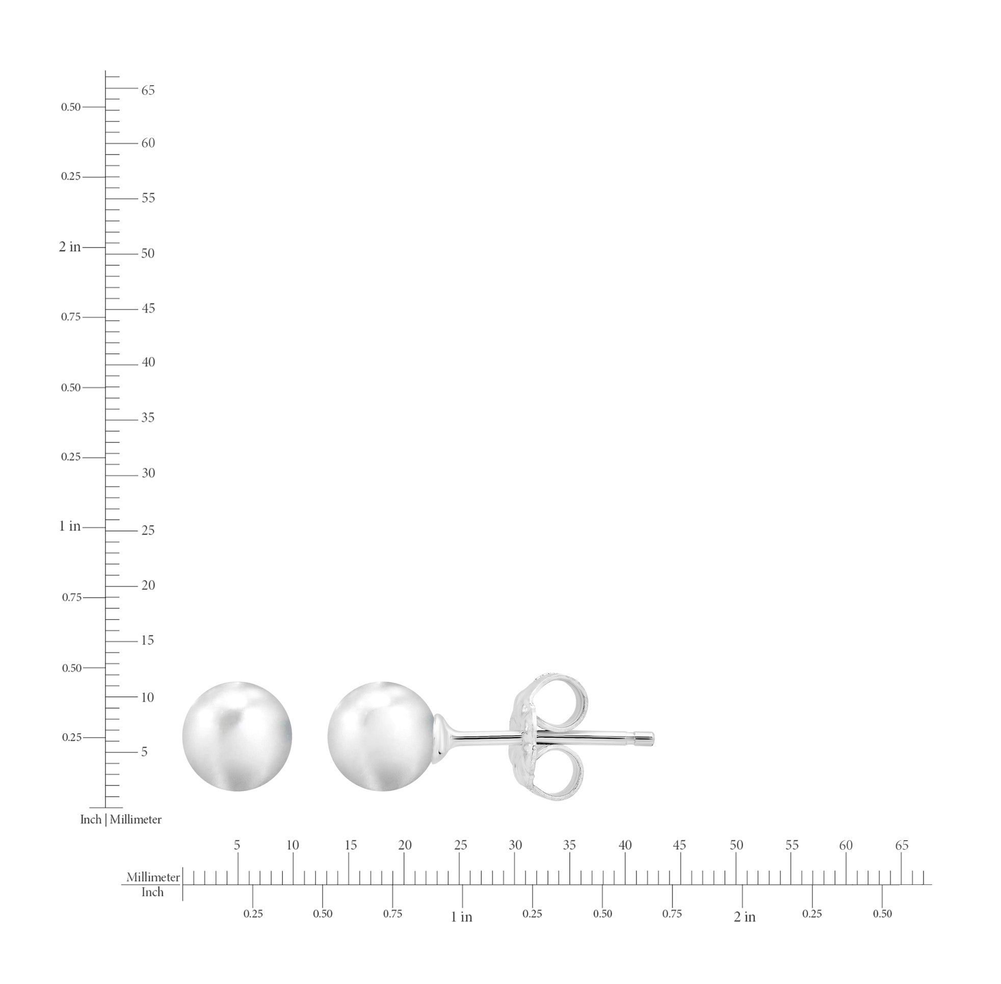 Pearl Earrings Finished in Platinum - CRISLU