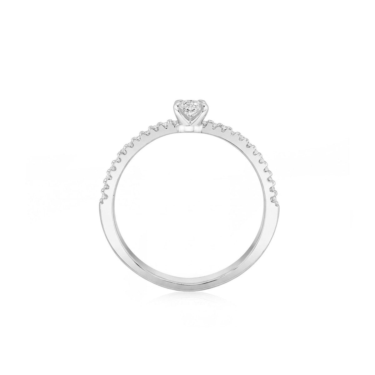 Promise Marquise Cut Pavé Solitaire Ring - CRISLU