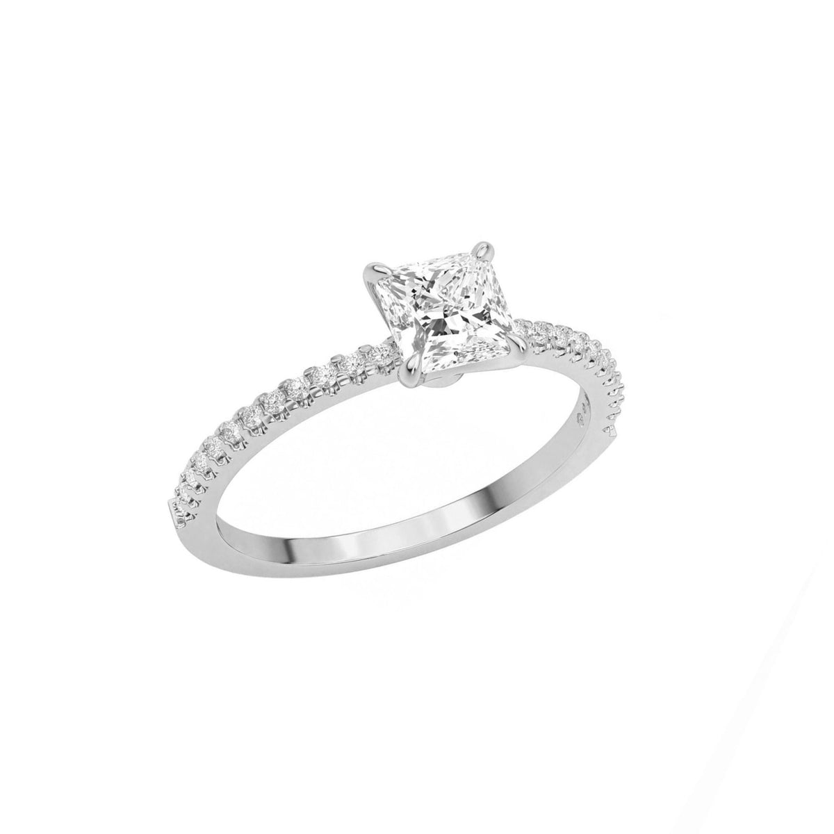 Promise Princess Cut Solitaire Ring - CRISLU
