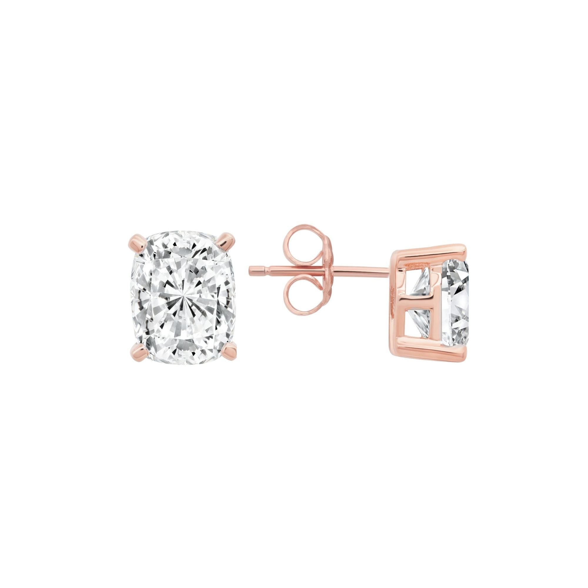 Radiant Cushion Cut Earrings - CRISLU