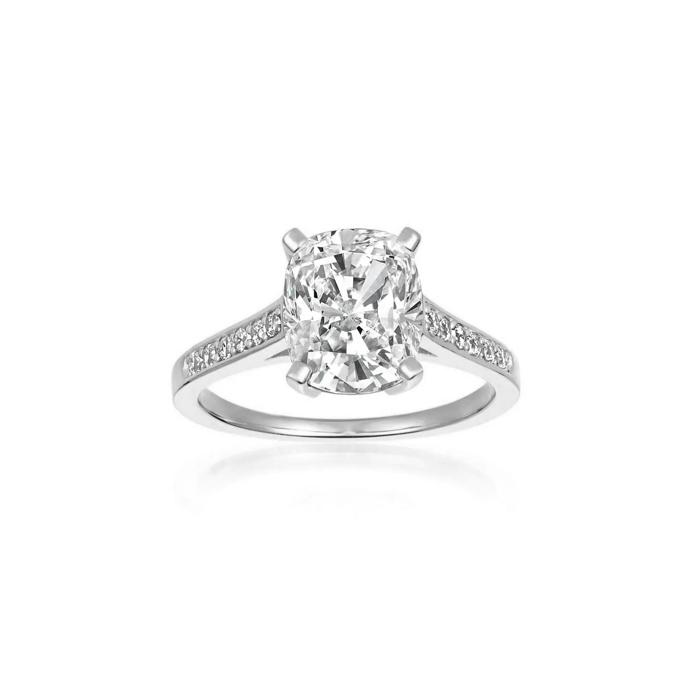 Radiant Cushion Cut Ring - CRISLU
