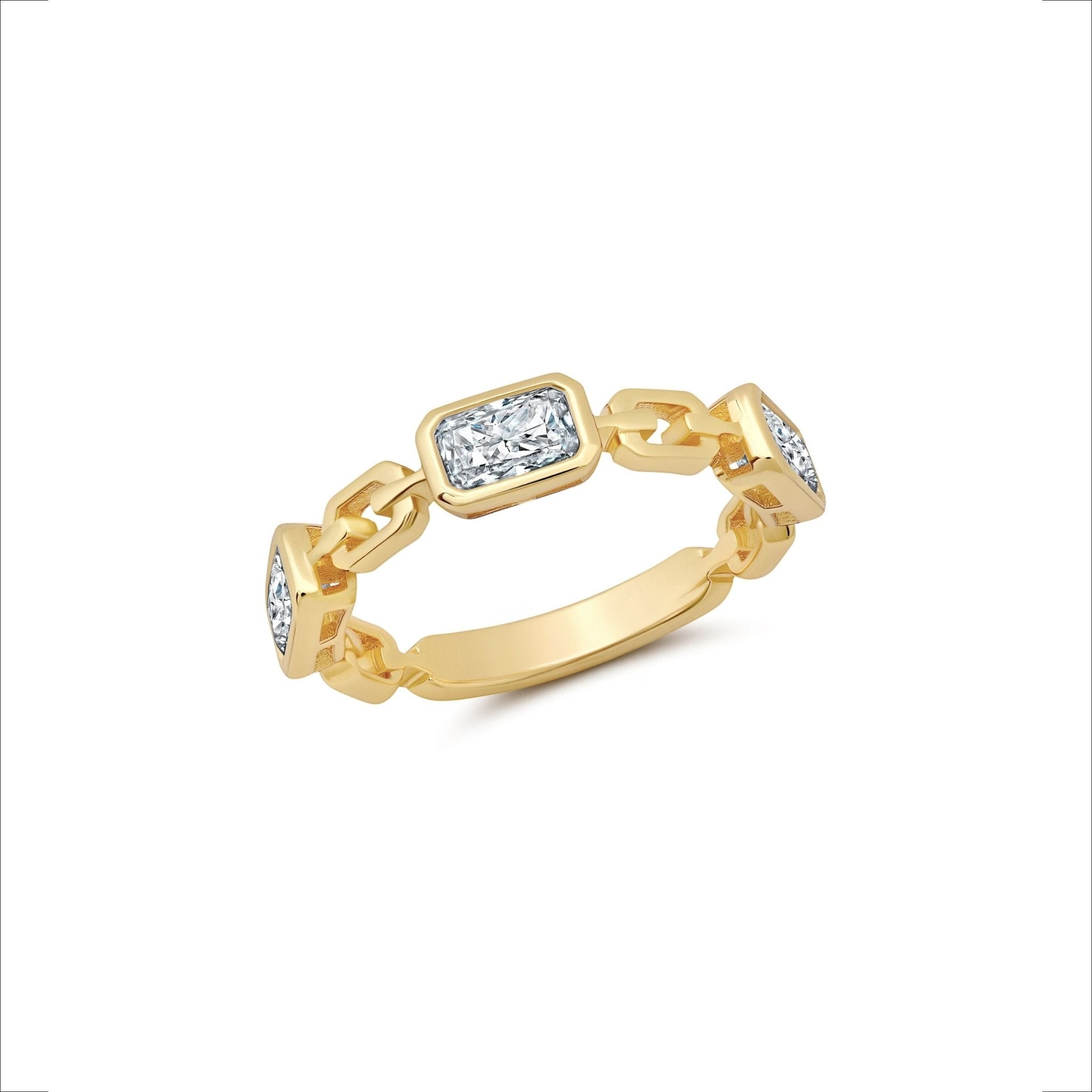 Radiant Link Eternity Ring - CRISLU