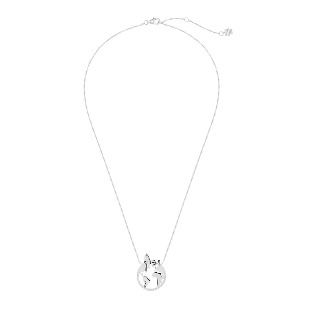 Snoopy on the World Necklace - CRISLU