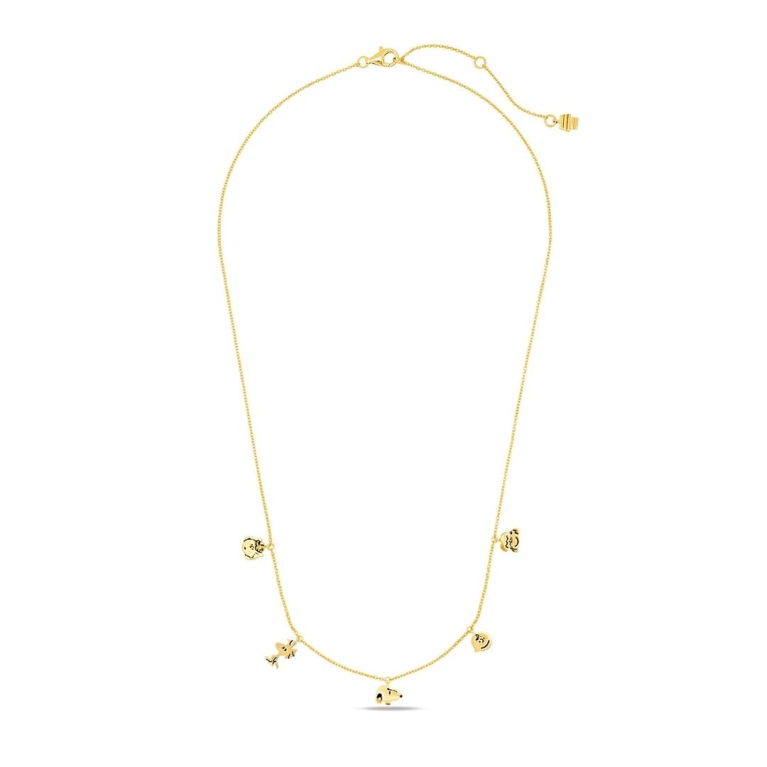 Snoopy & the Gang Charm Necklace - CRISLU